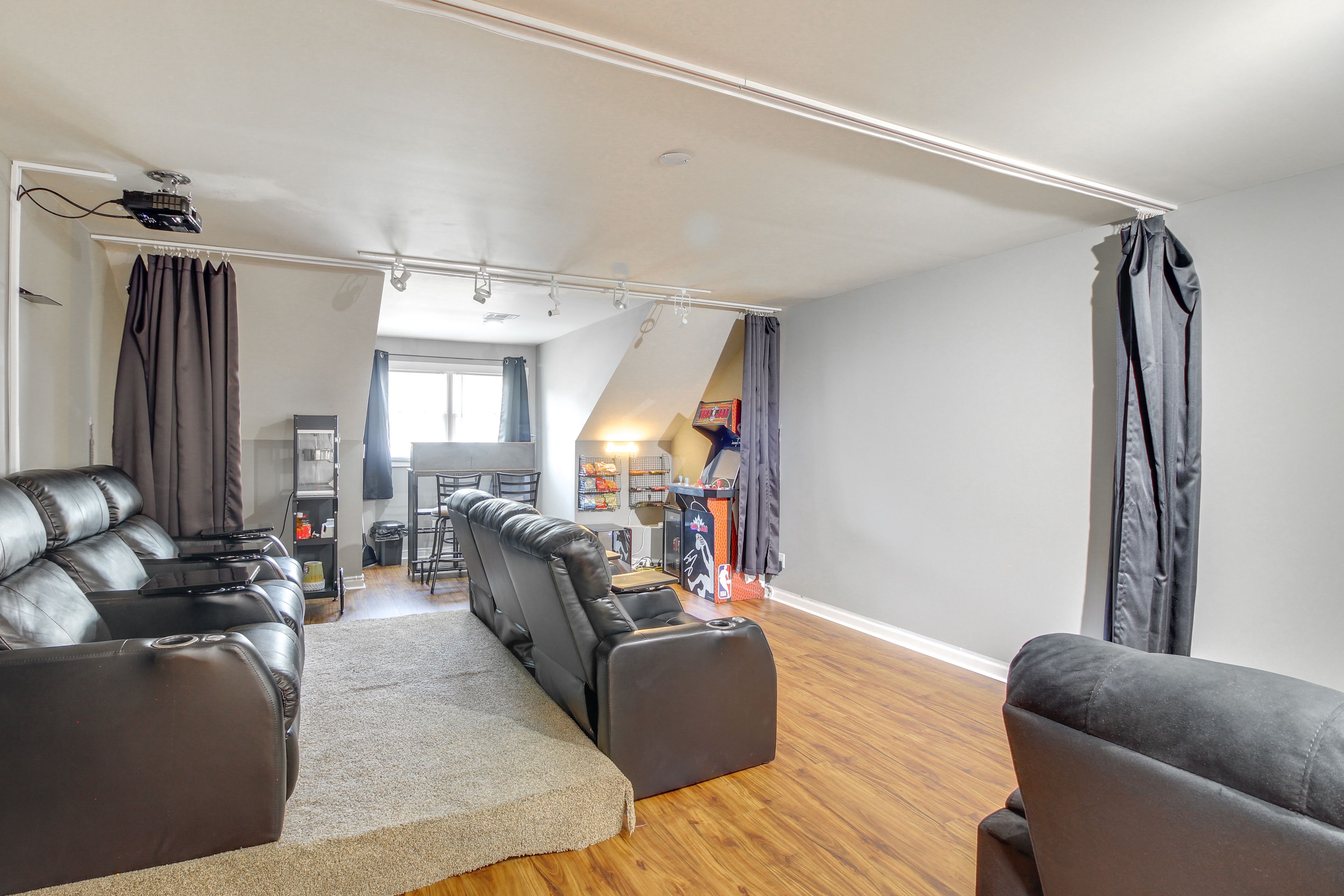 Game Room | Theater Seats | Gaming System | Snacks | 2nd Floor