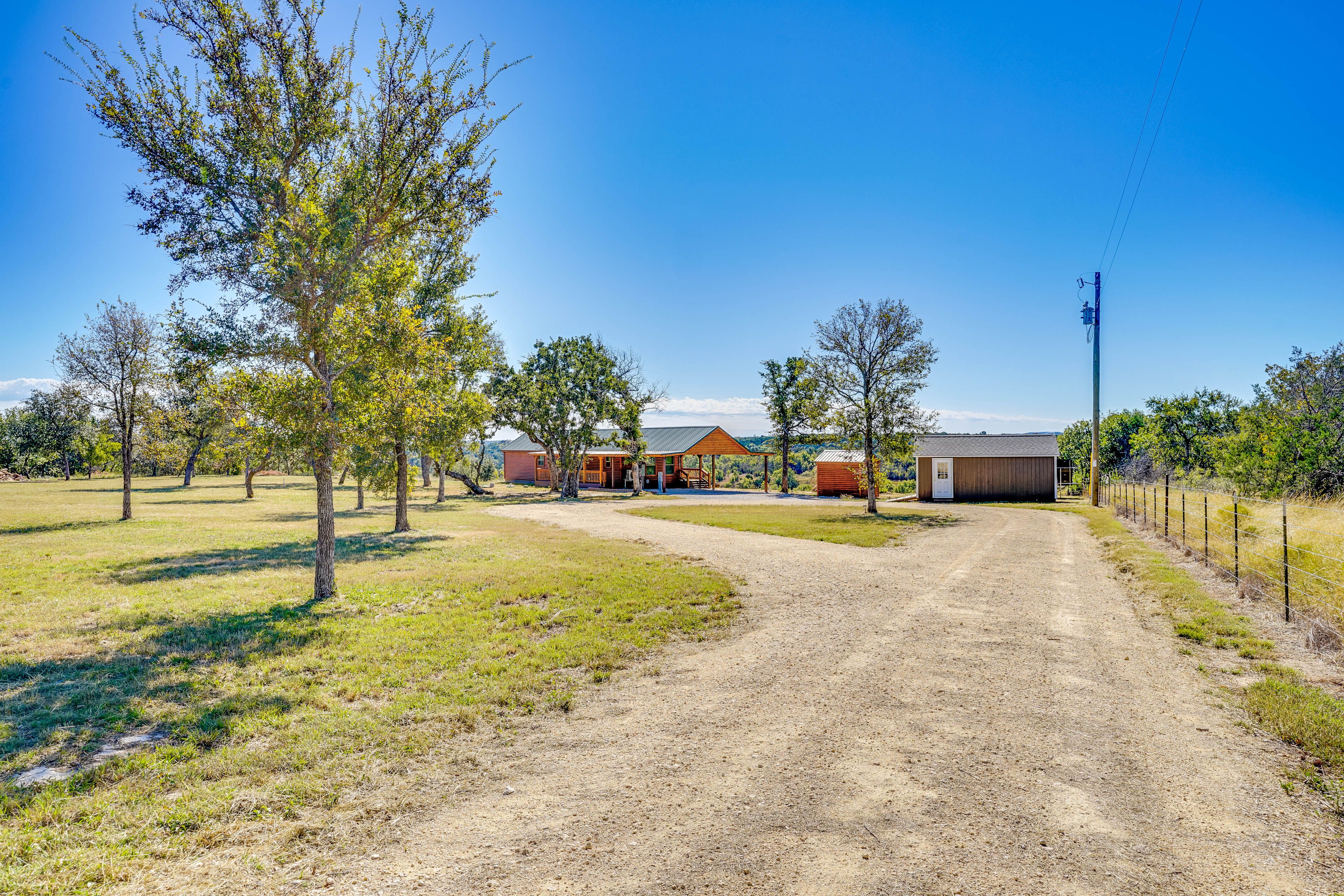 Driveway Entrance to Cabin