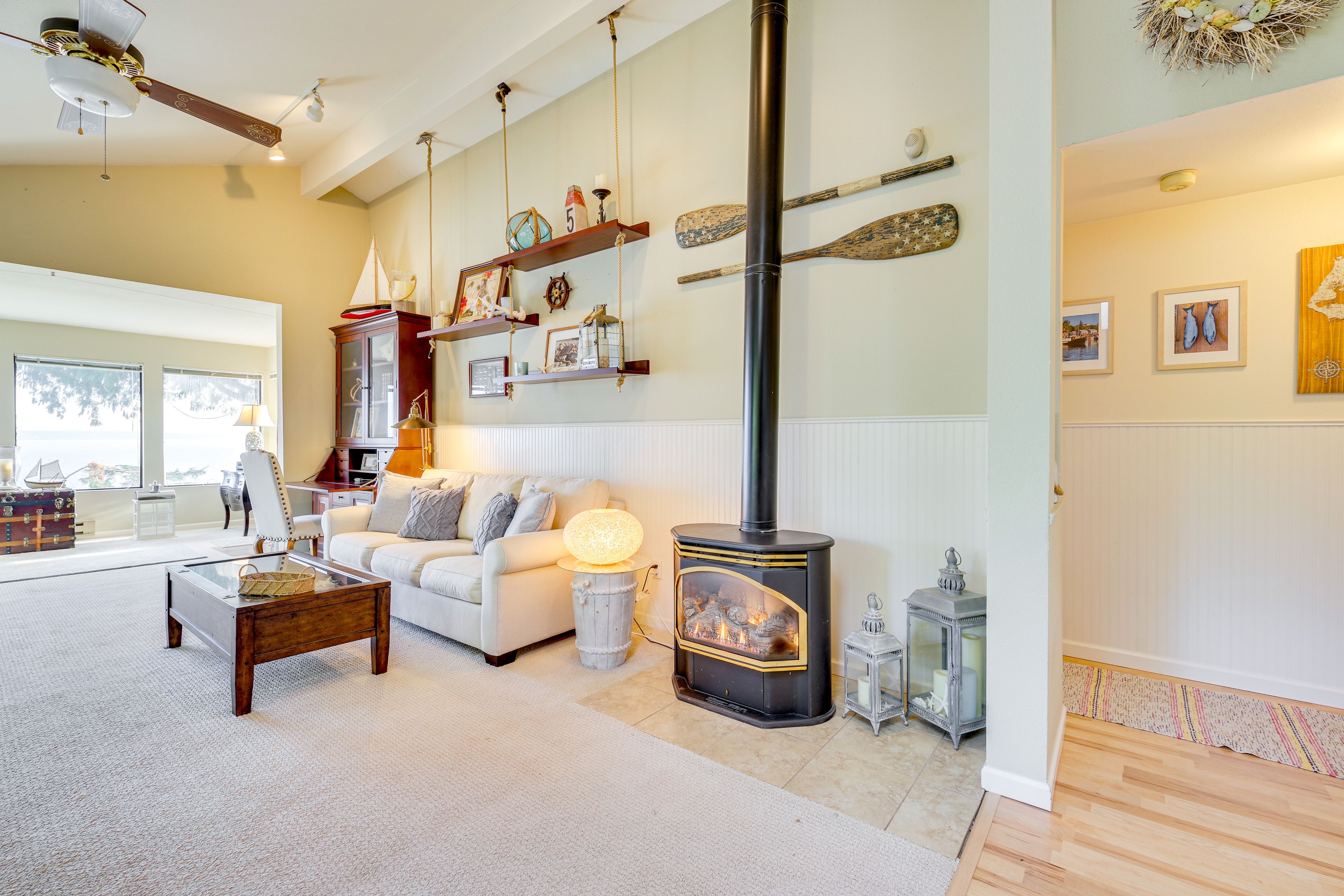 Living Room | Queen Sleeper Sofa | Electric Heating