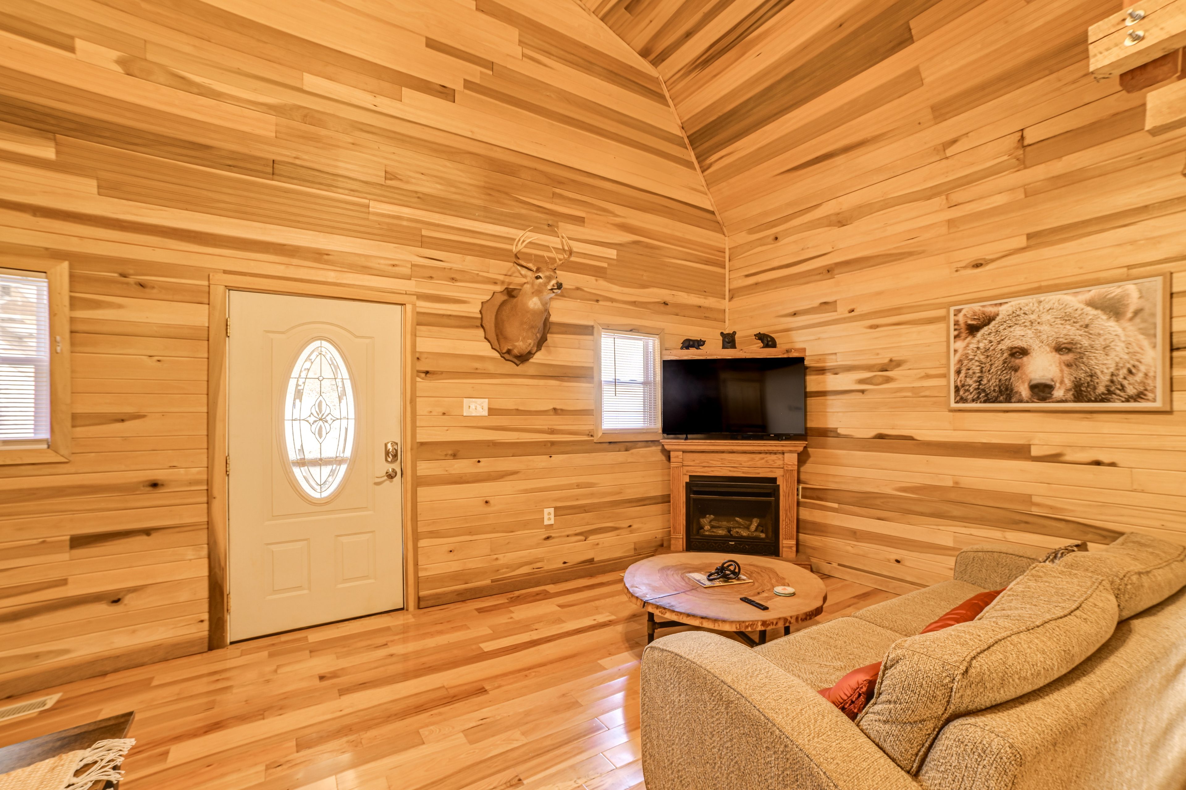 Living Area | Smart TV w/ Cable | Electric Fireplace | Board Games | 1st Floor