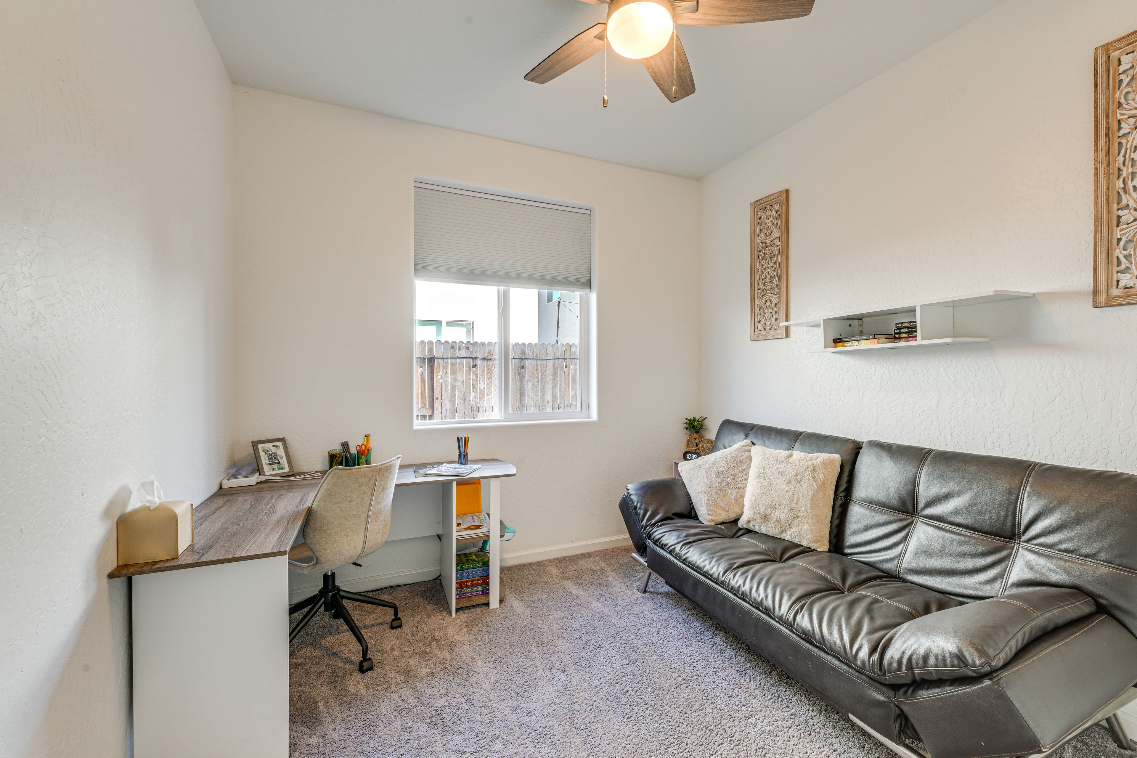 Bedroom 4 | Full Futon | Desk | 1st Floor