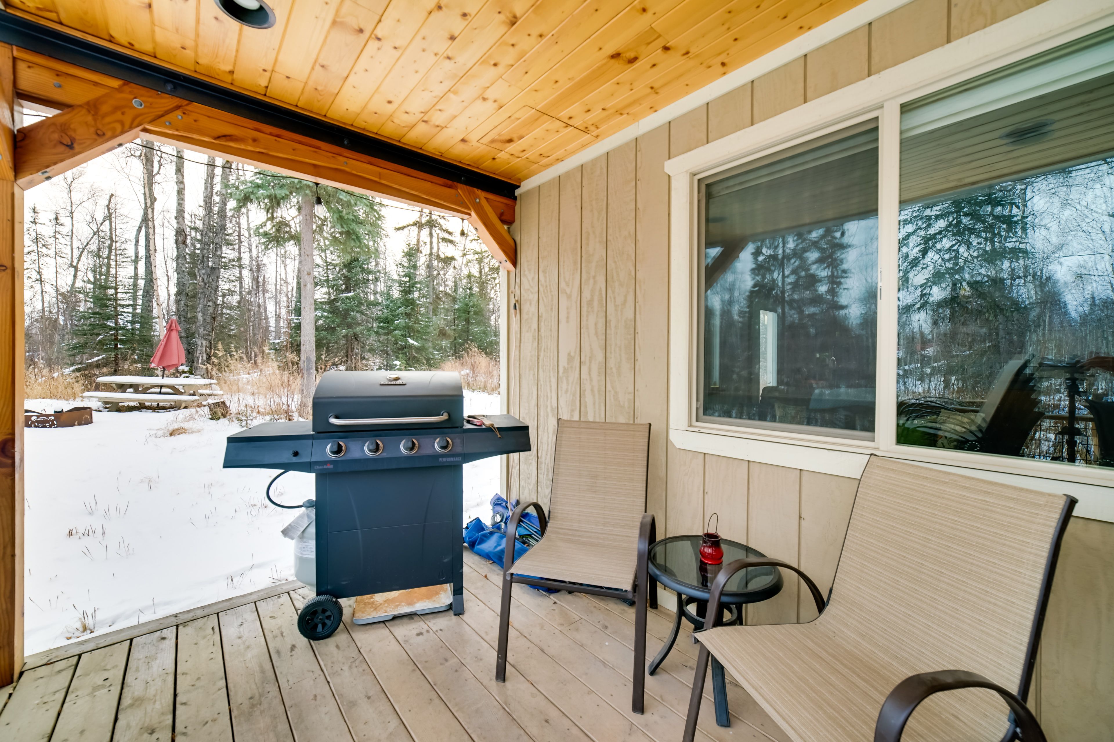 Covered Deck | Gas Grill