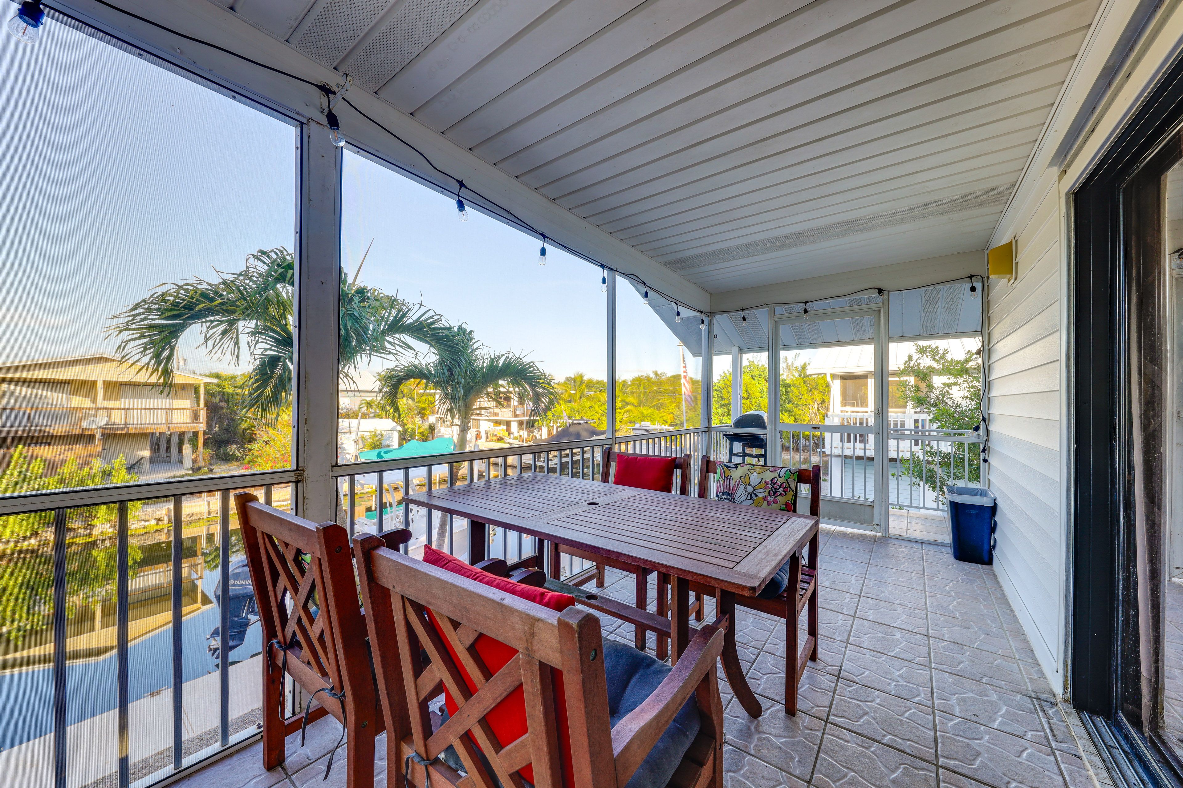 Screened Porch | Canal View | Gas Grill