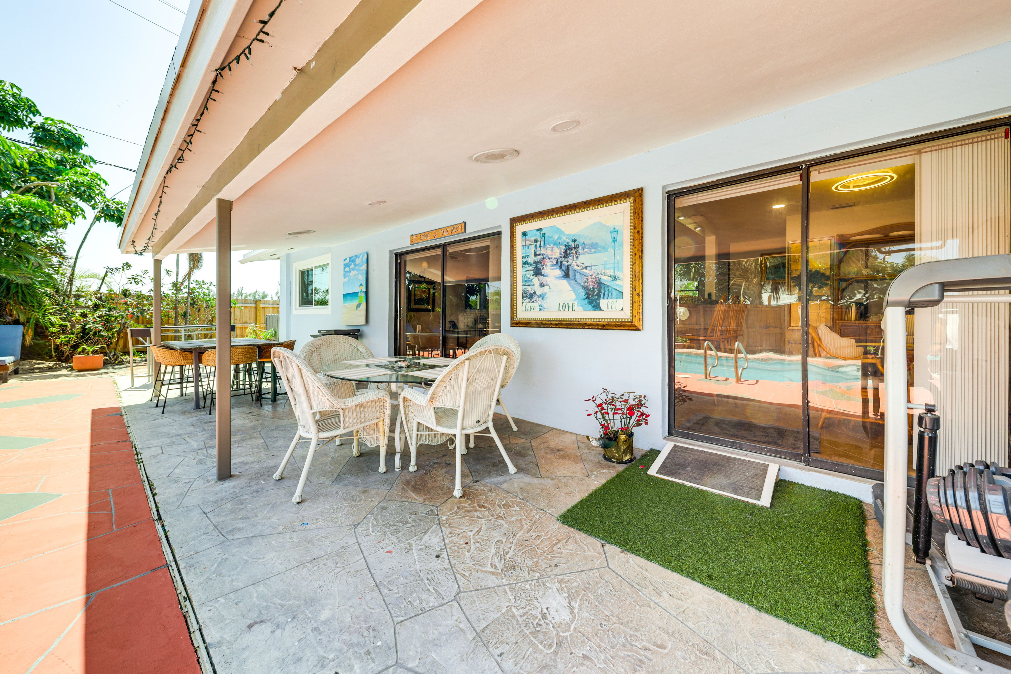 Covered Patio | 3 Dining Sets | Gas Grill