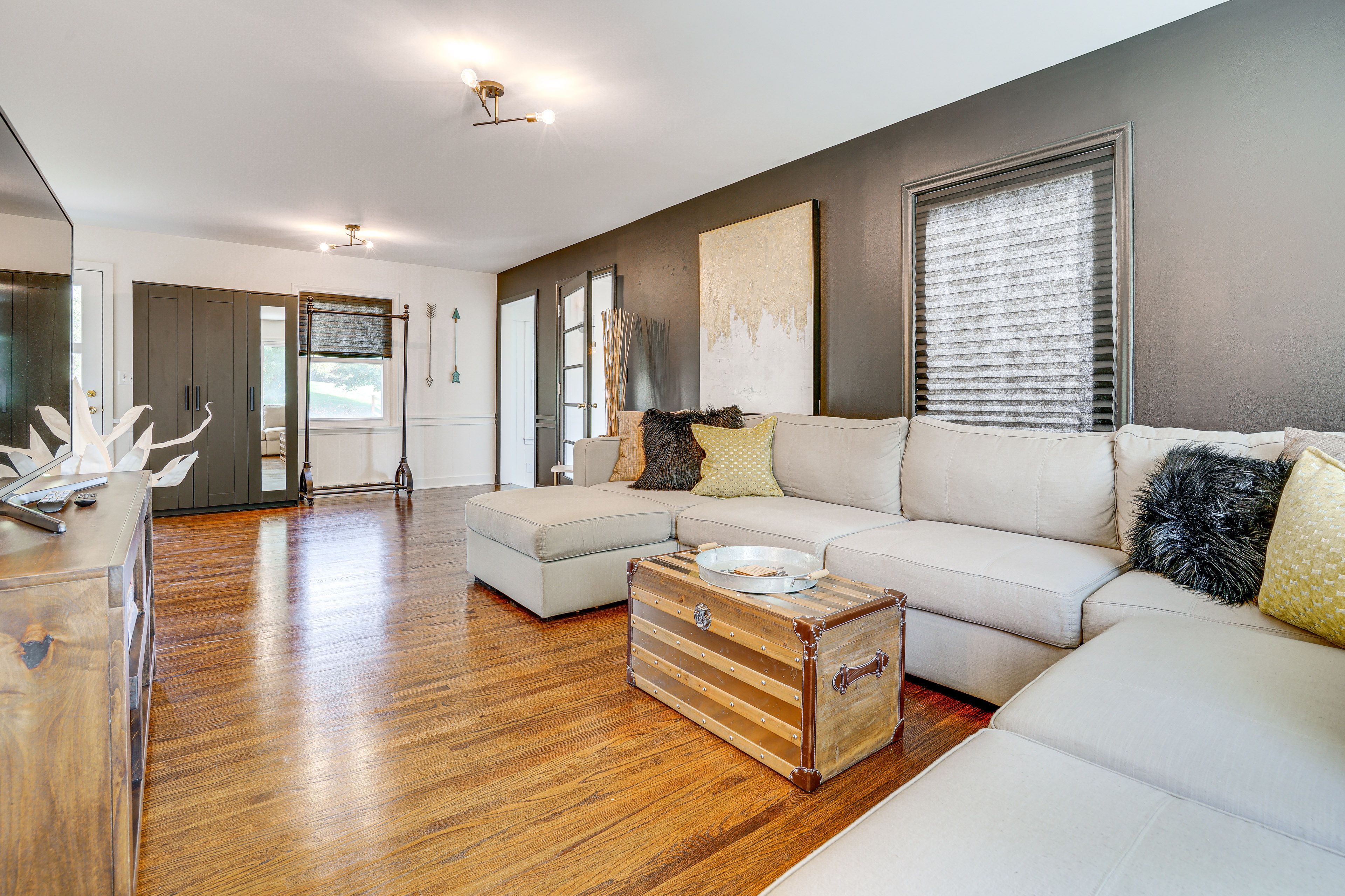 Living Room | Main Level | Central A/C & Heating