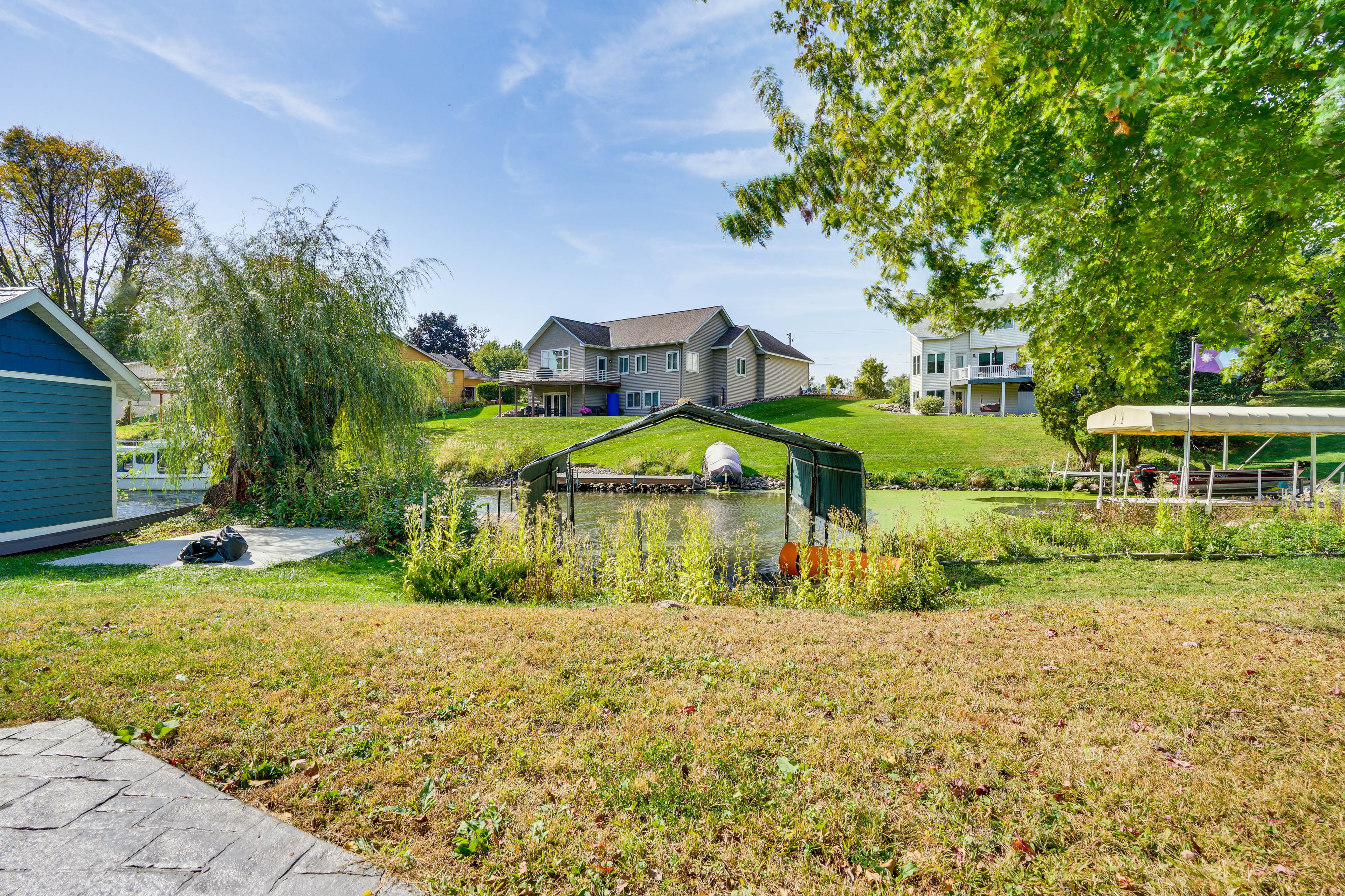 On-Site Channel Access | Boat Dock