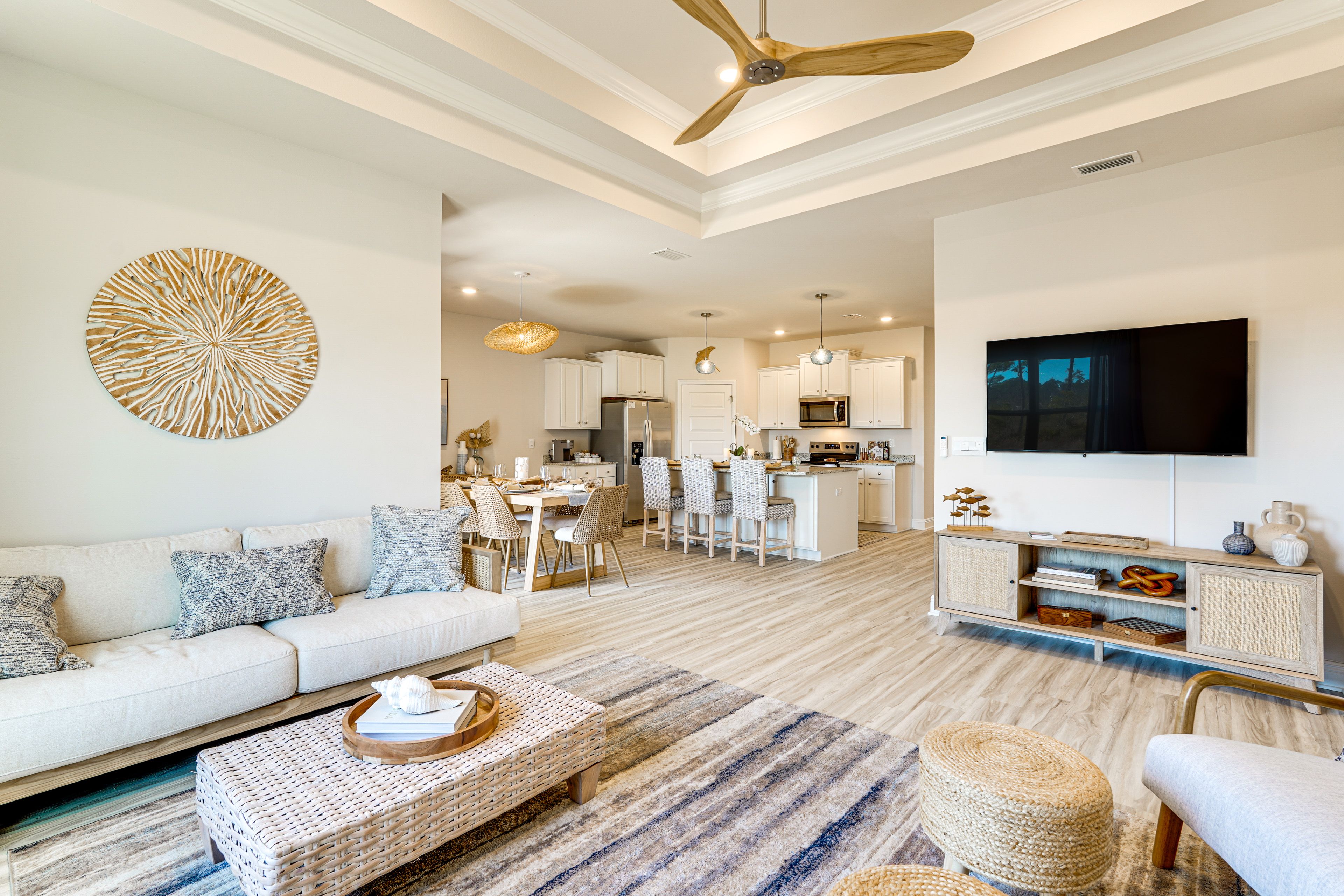 Living Room | Single-Story Home | Central A/C & Heating