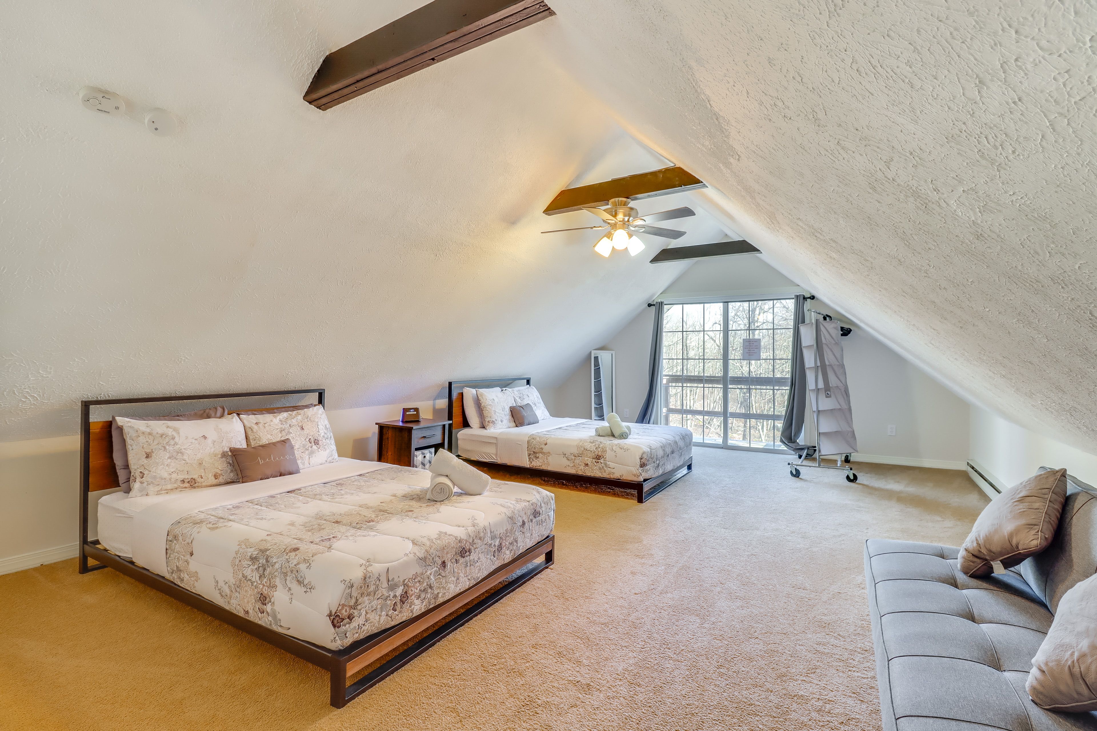 Bedroom 3 (Loft) | 2 Queen Beds | Full Futon | 2nd Floor