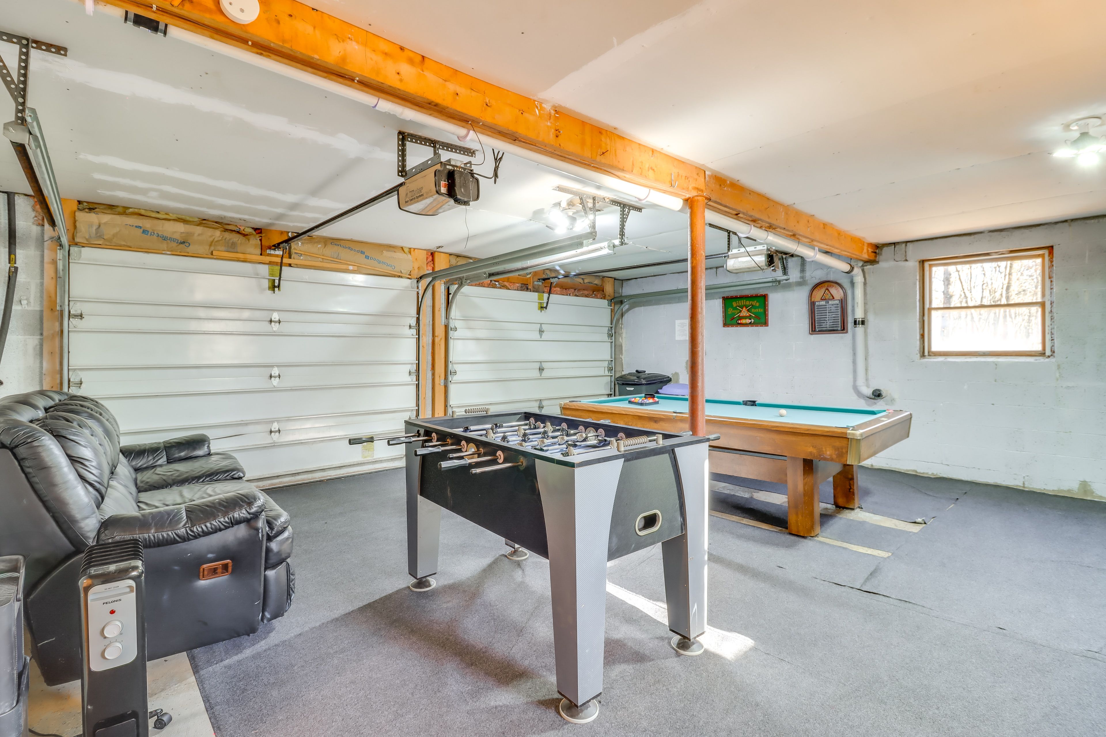 Garage Game Room | Basement Level