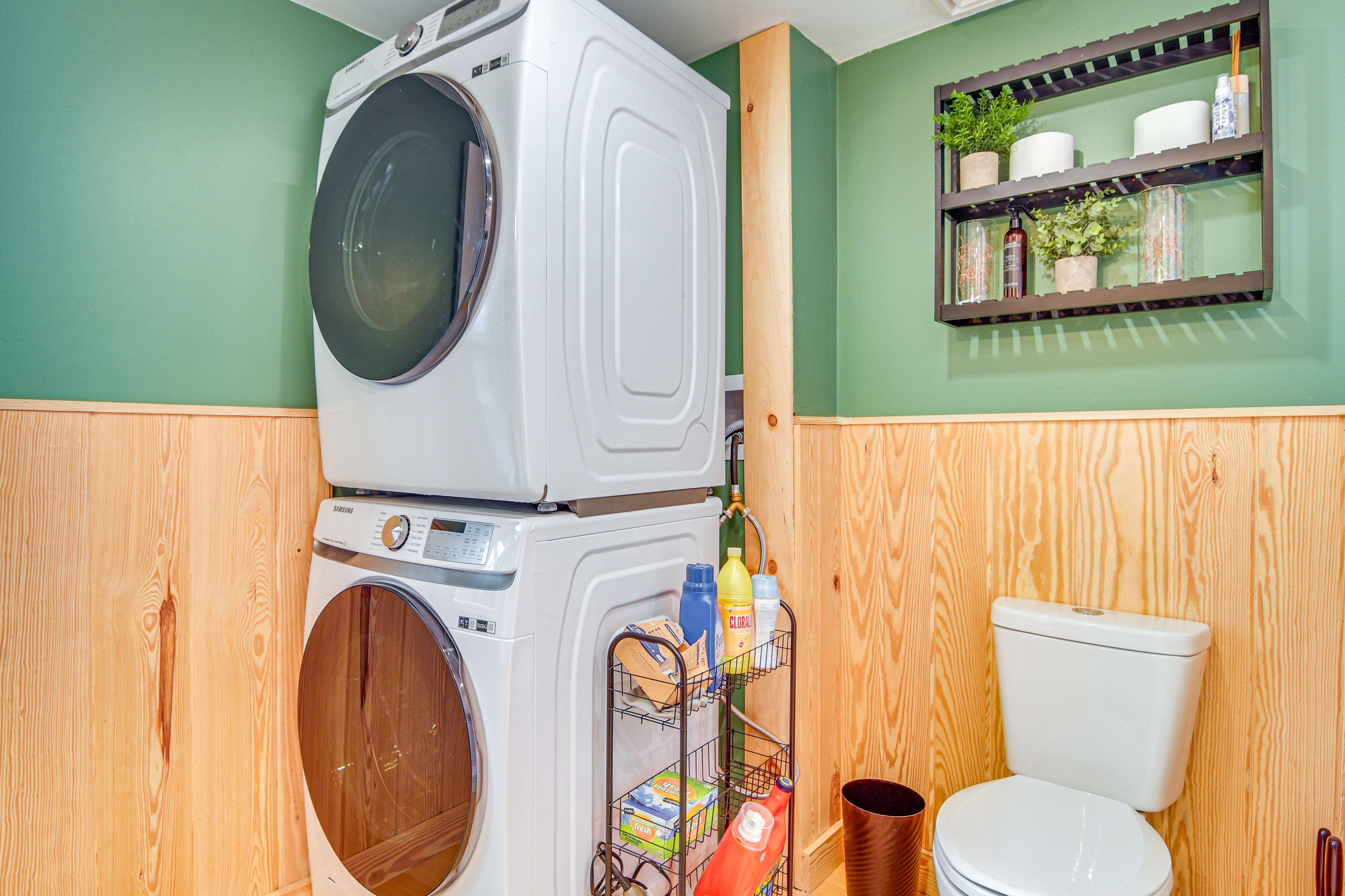 Full Bath | Washer & Dryer | 1st Floor