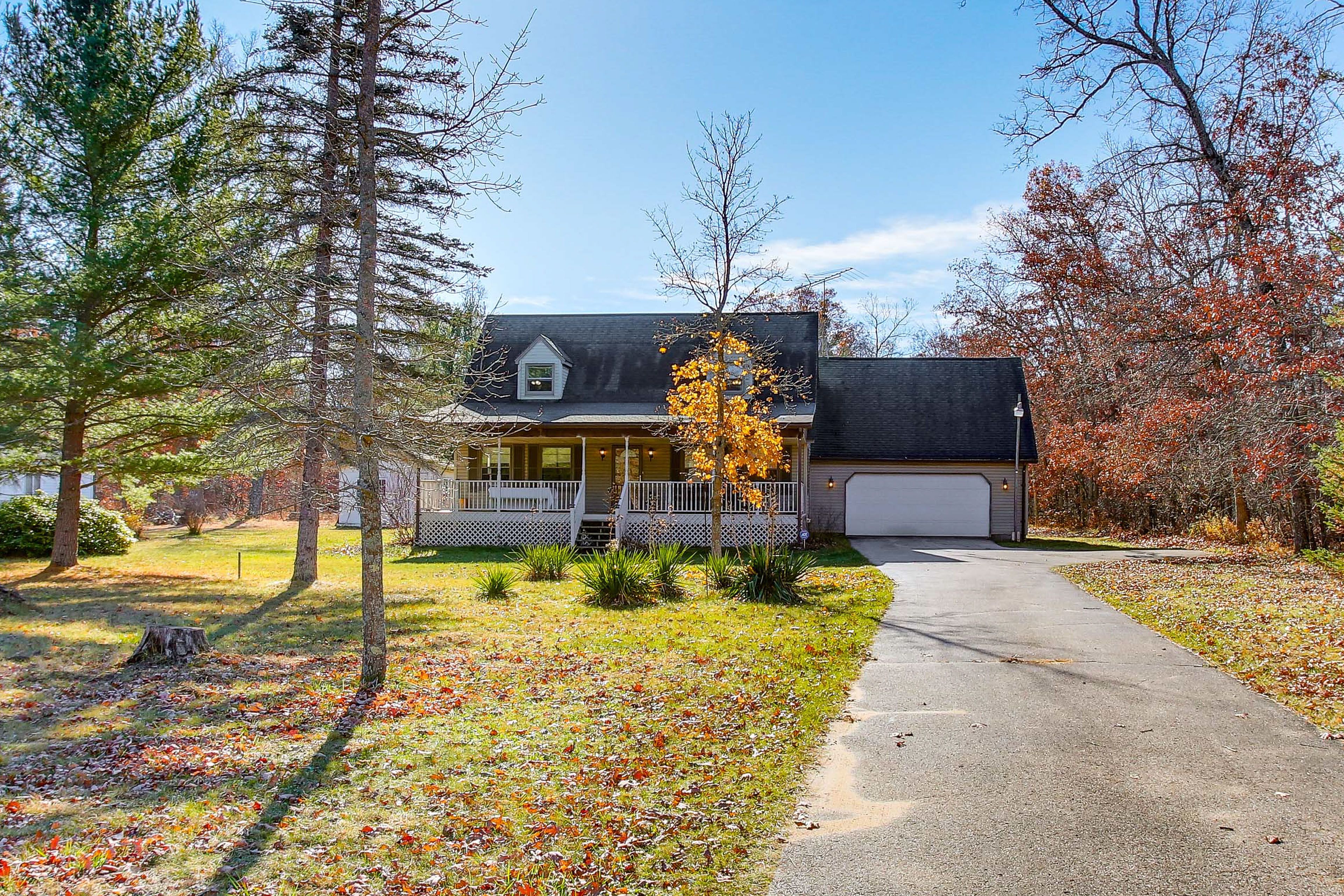 Home Exterior | 3.5-Acre Property | Charcoal Grill