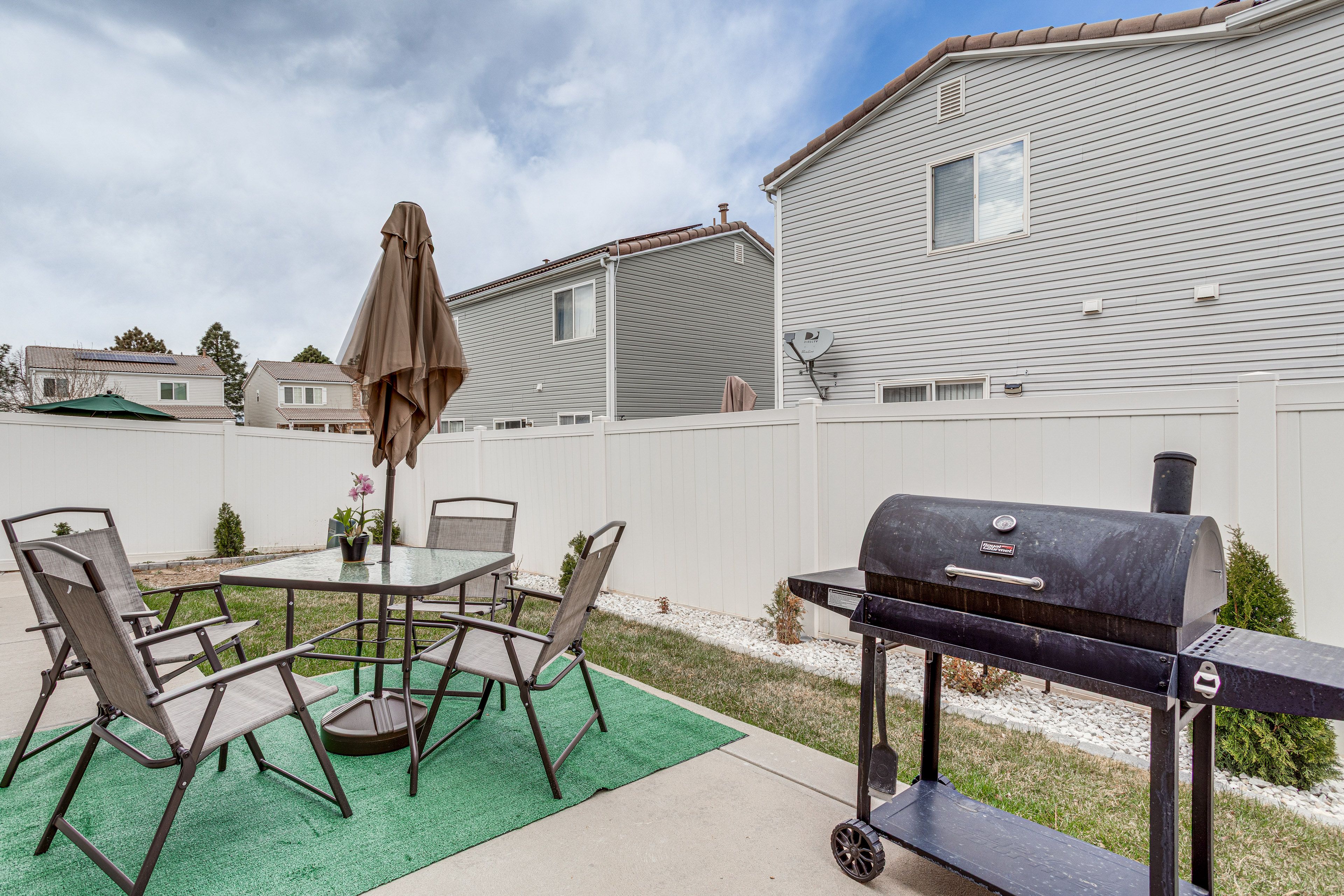 Fenced-In Yard | Grill