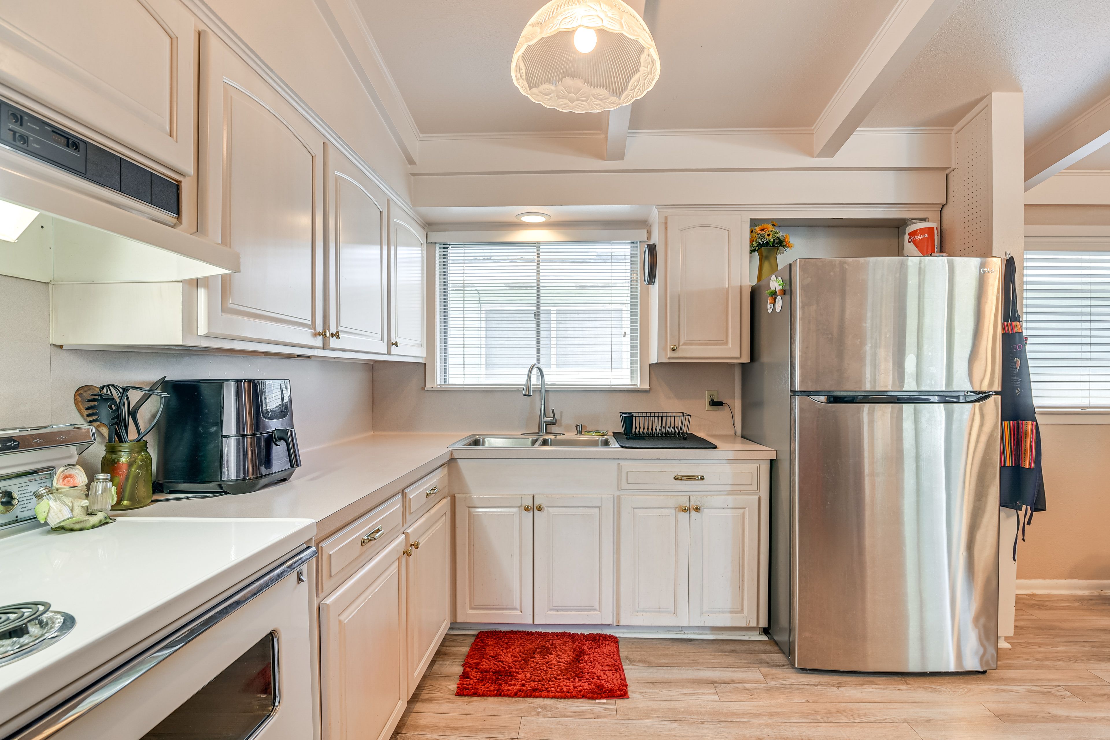 Kitchen | Central A/C & Heat | Single-Story Home