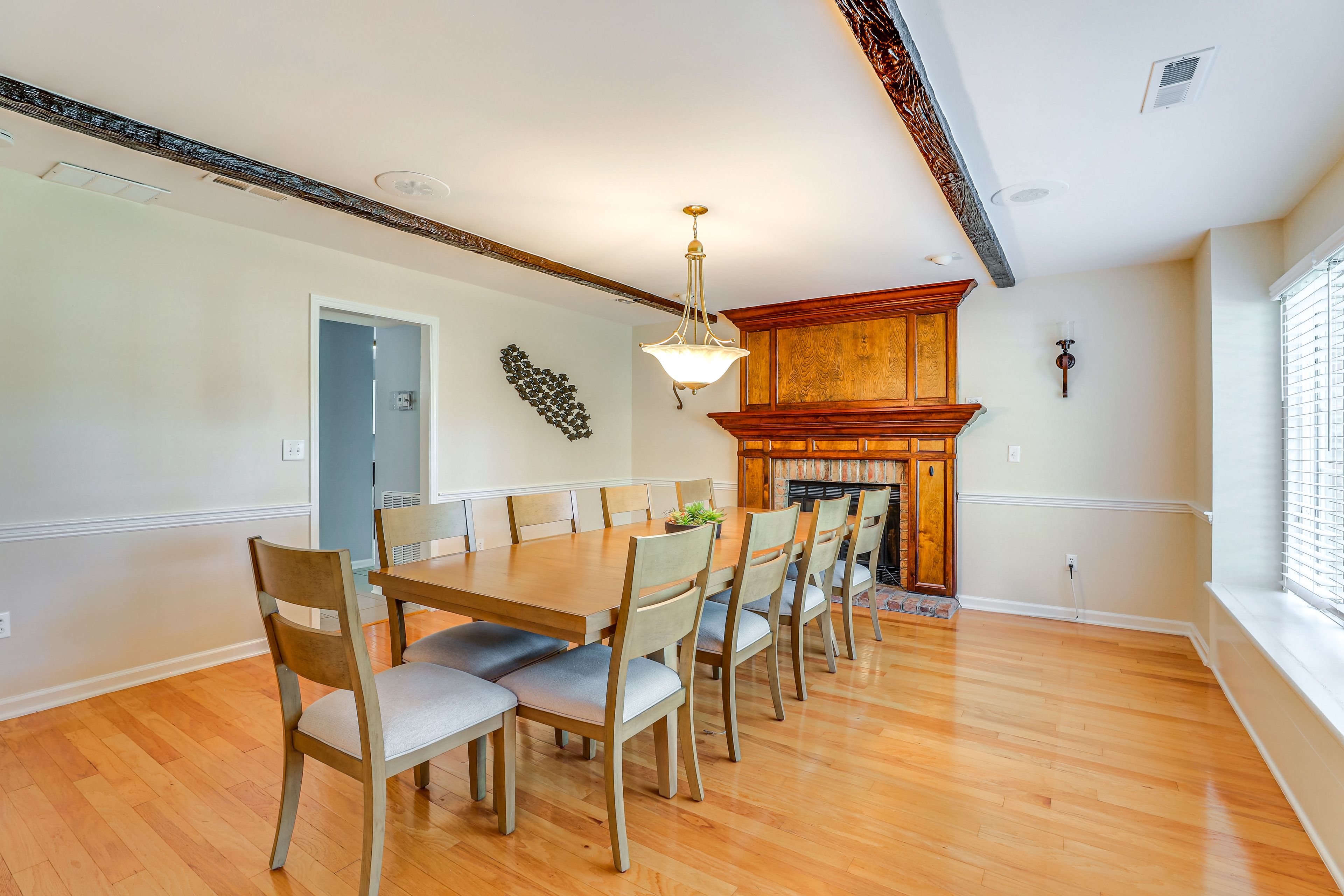 Dining Room | 1st Floor | Fireplace