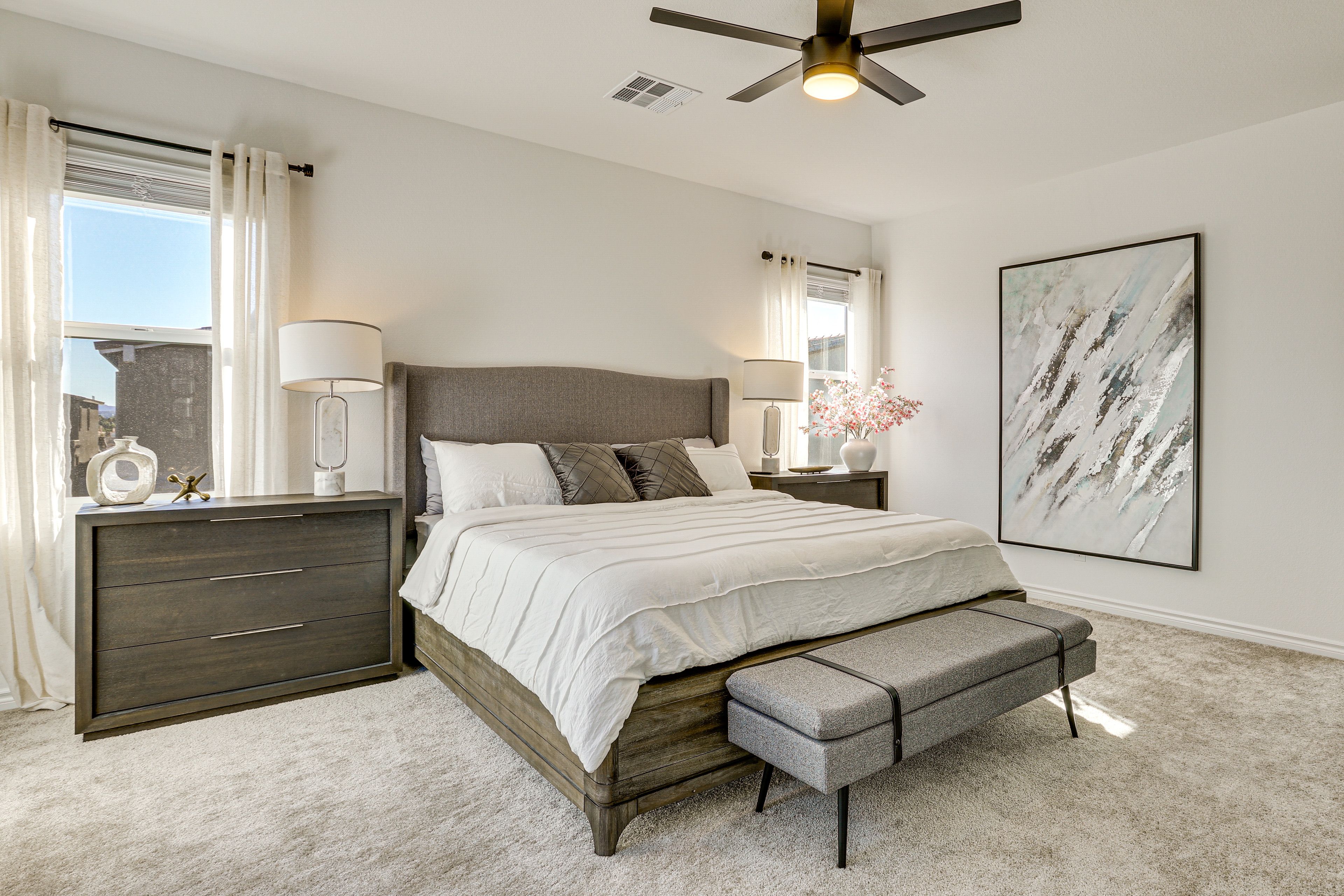 Bedroom 1 | 2nd Floor | King Bed | Smart TV