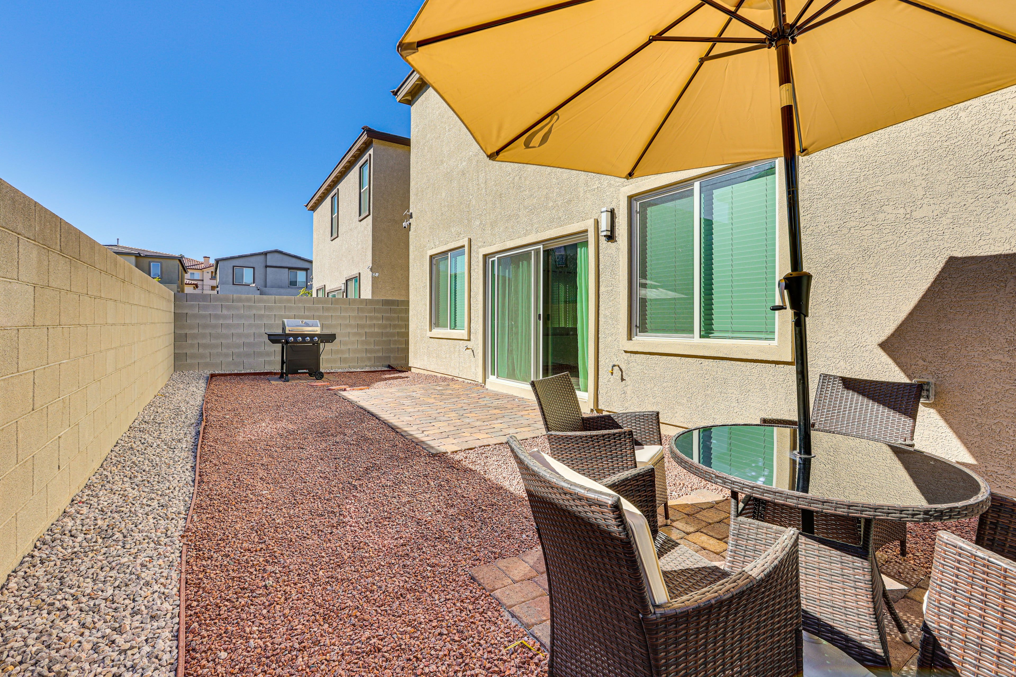 Private Patio | Gas Grill (Propane Provided) | Dining Table