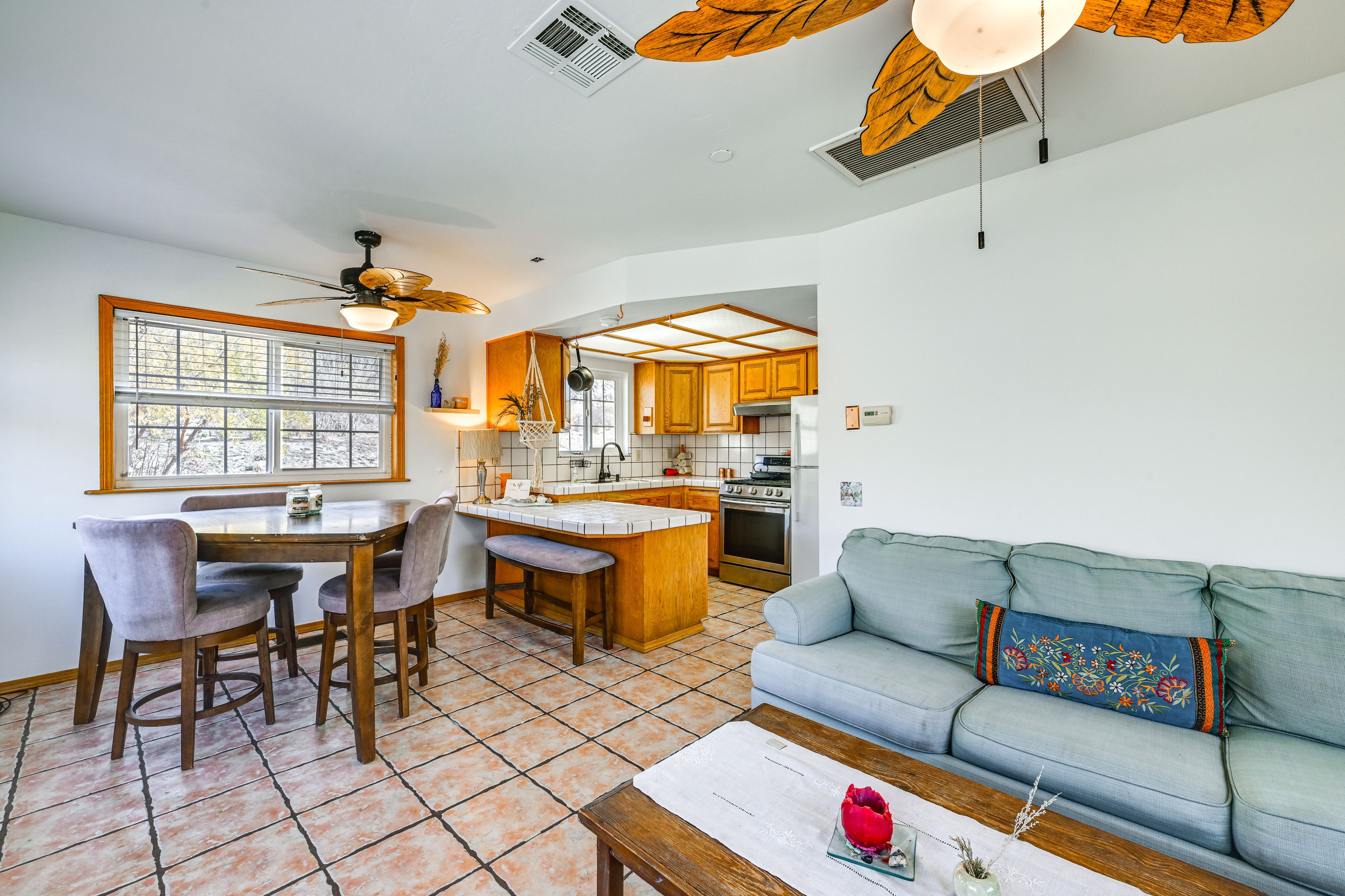 Living Room & Dining Room | 2nd Floor | 2-Story Home