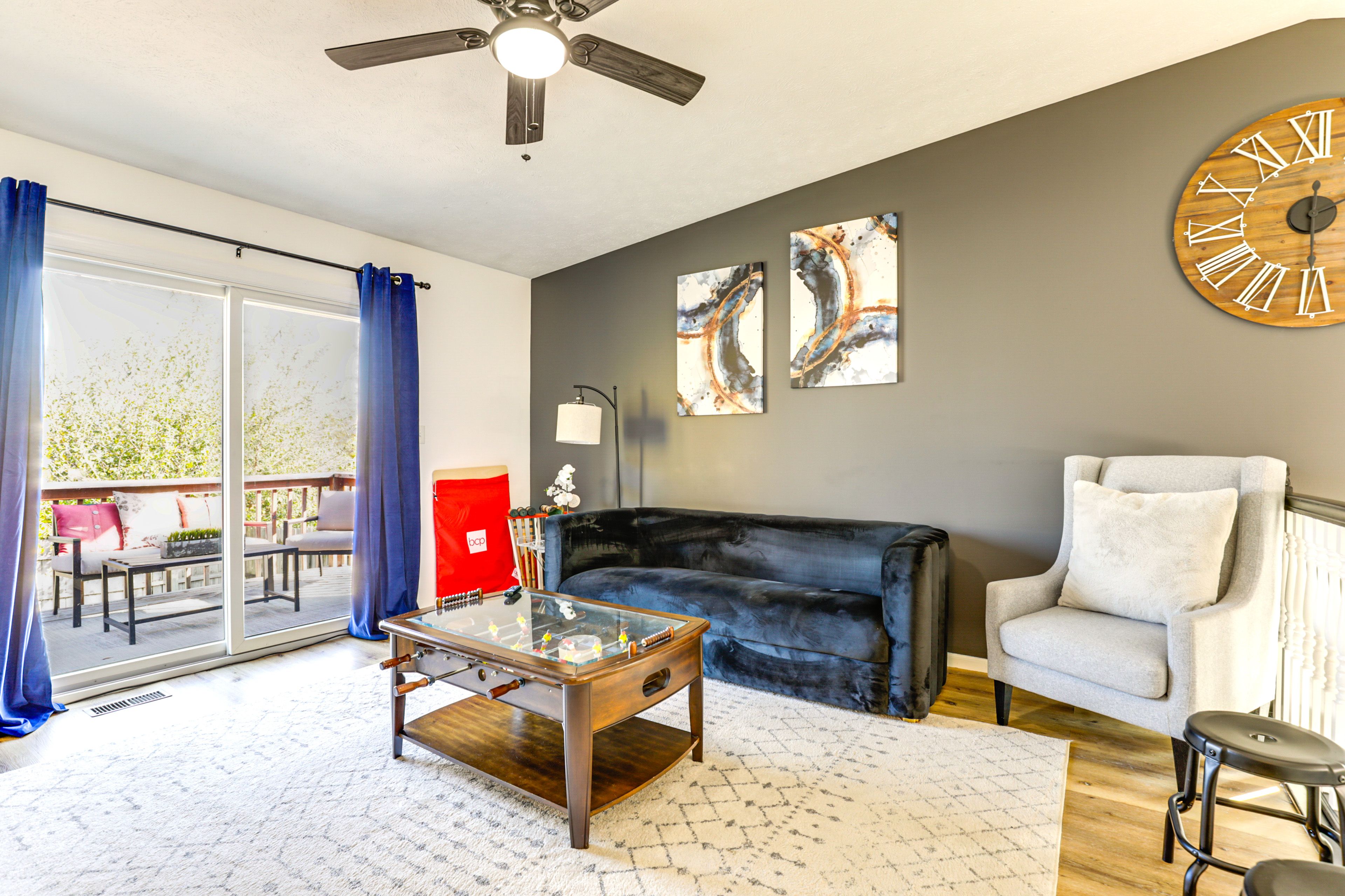 Living Room | 1st Floor | Smart TV | Interior Stairs Required