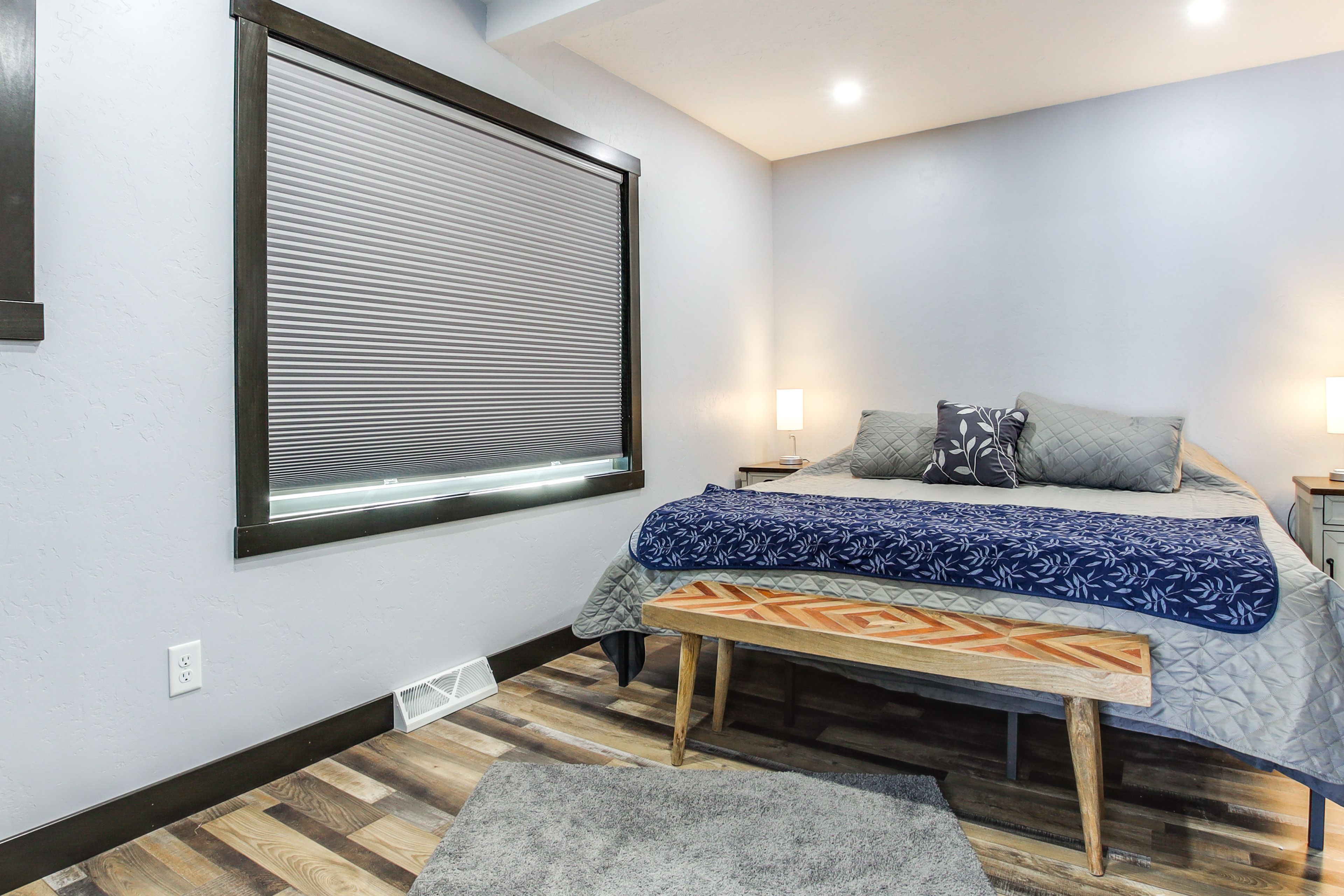 Bedroom 1 | King Bed | 1st Floor | Linens Provided | En-Suite Bathroom