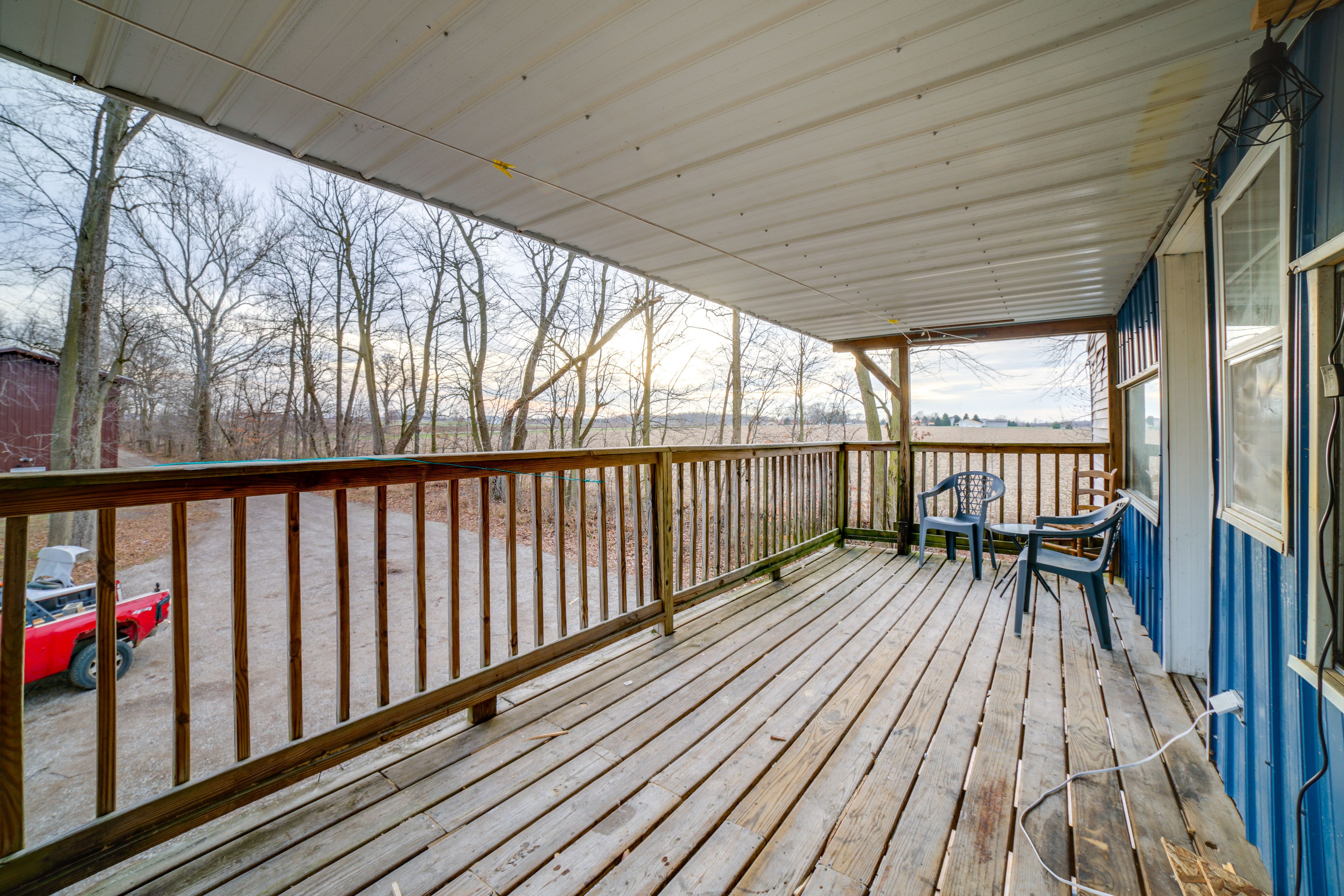 Elkhart Vacation Rental | 2BR | 1BA | 982 Sq Ft | Stairs Required