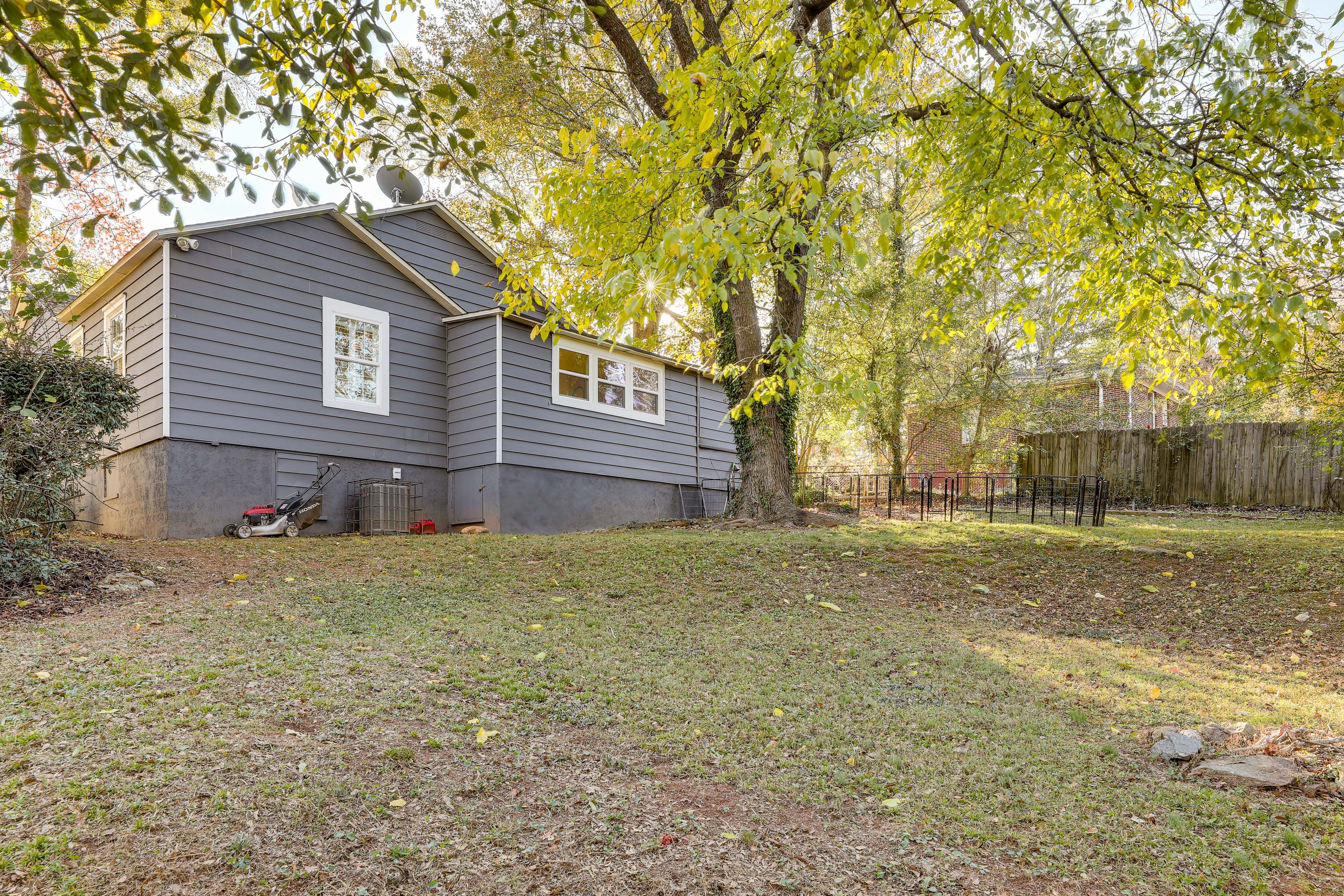Private Backyard Area