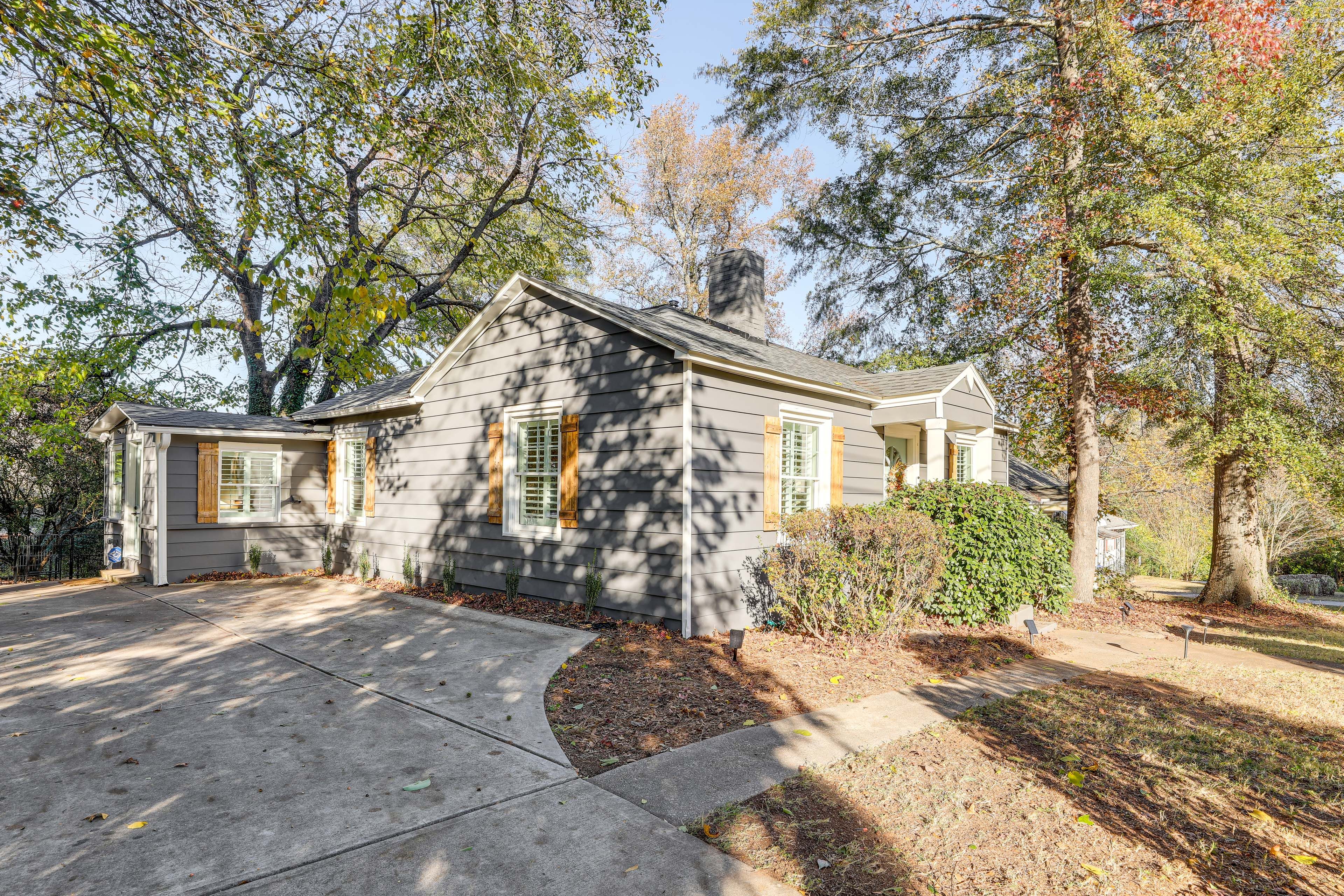 Cottage Exterior | Parking | Driveway (3 Vehicles)