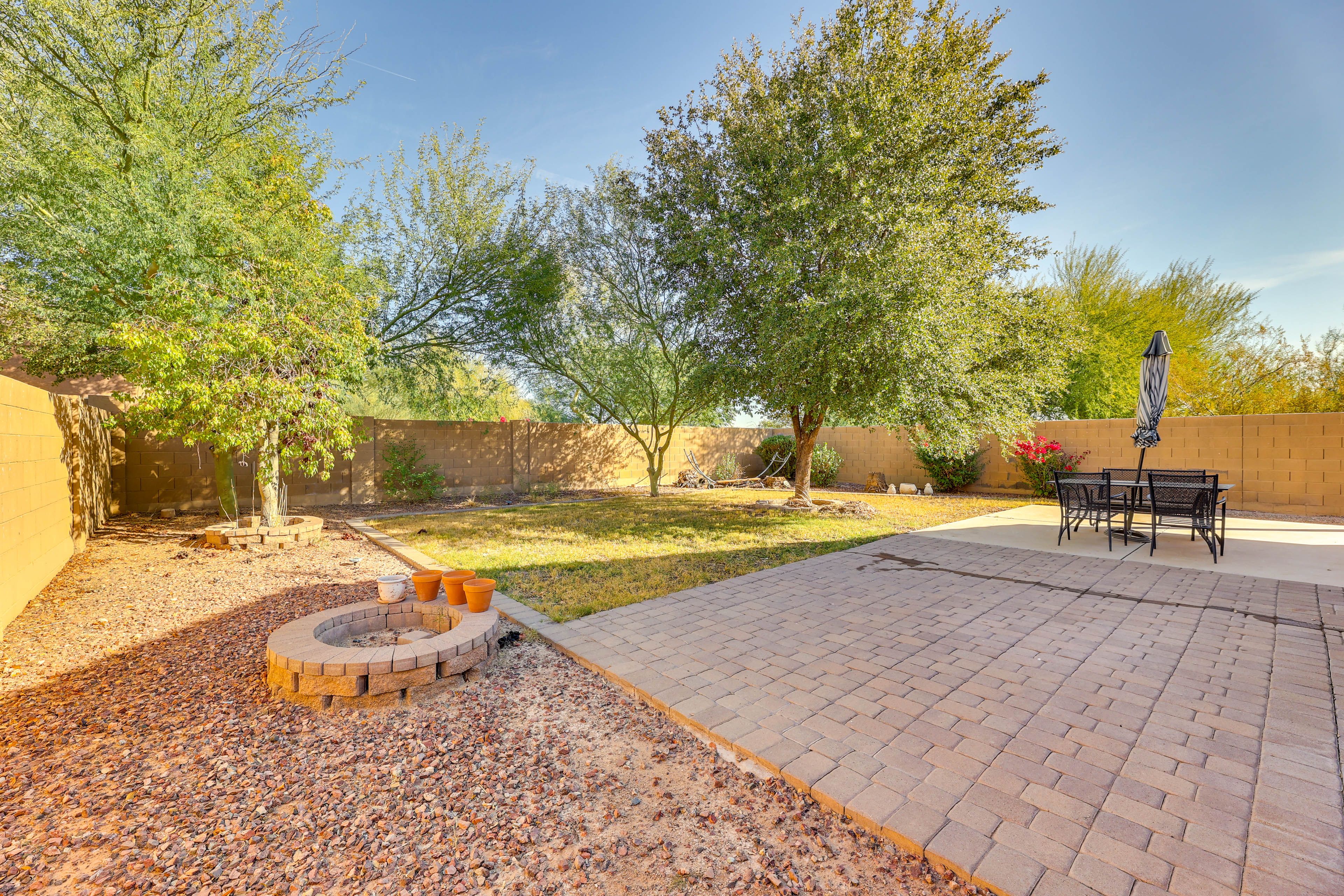 Fenced-In Backyard