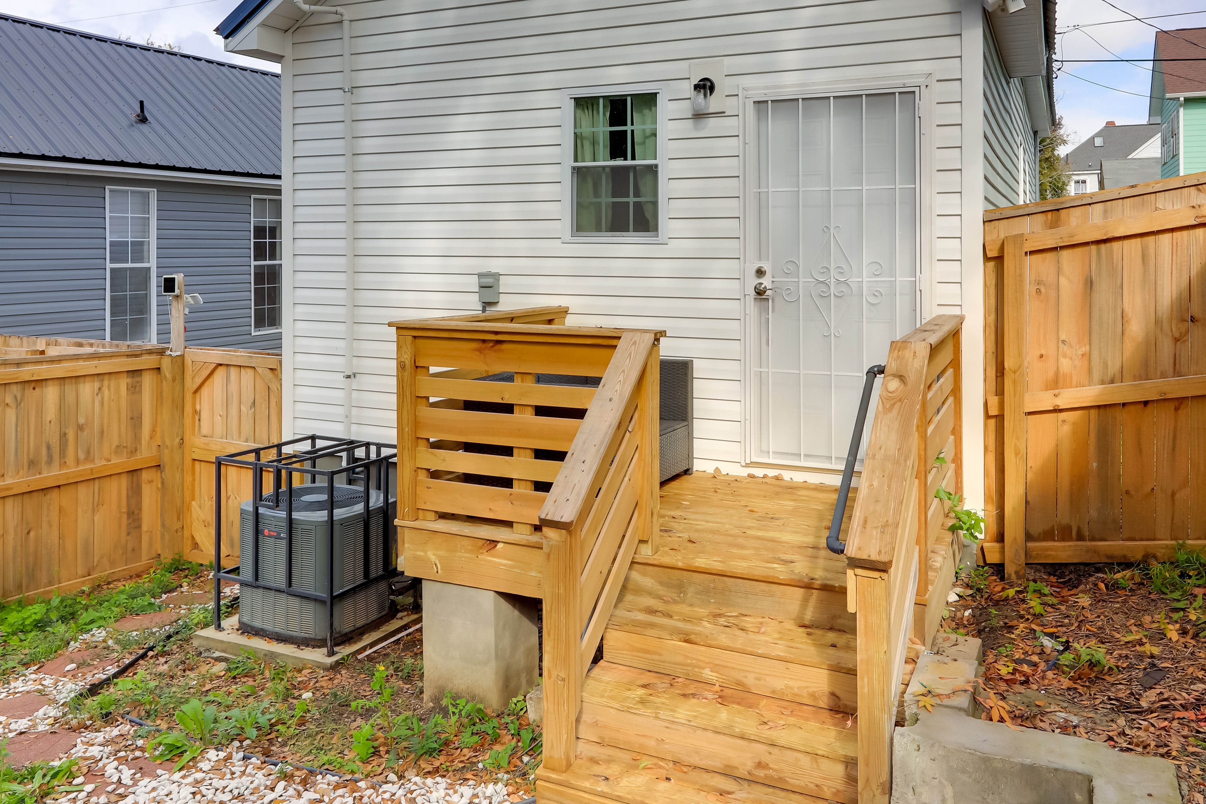Back Exterior | Fenced Backyard