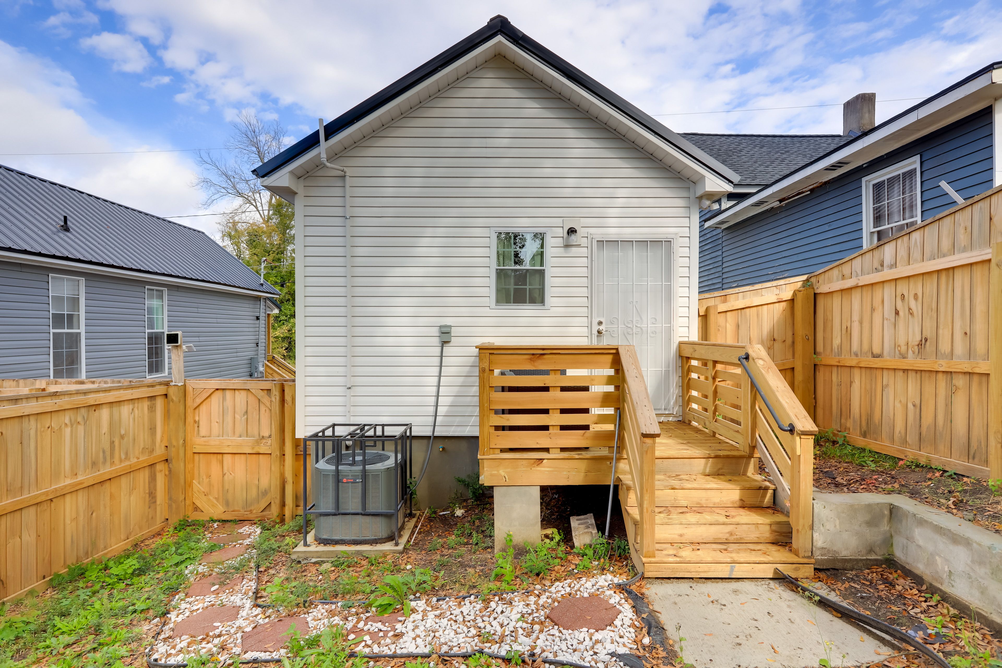 Back Exterior | Fenced Backyard