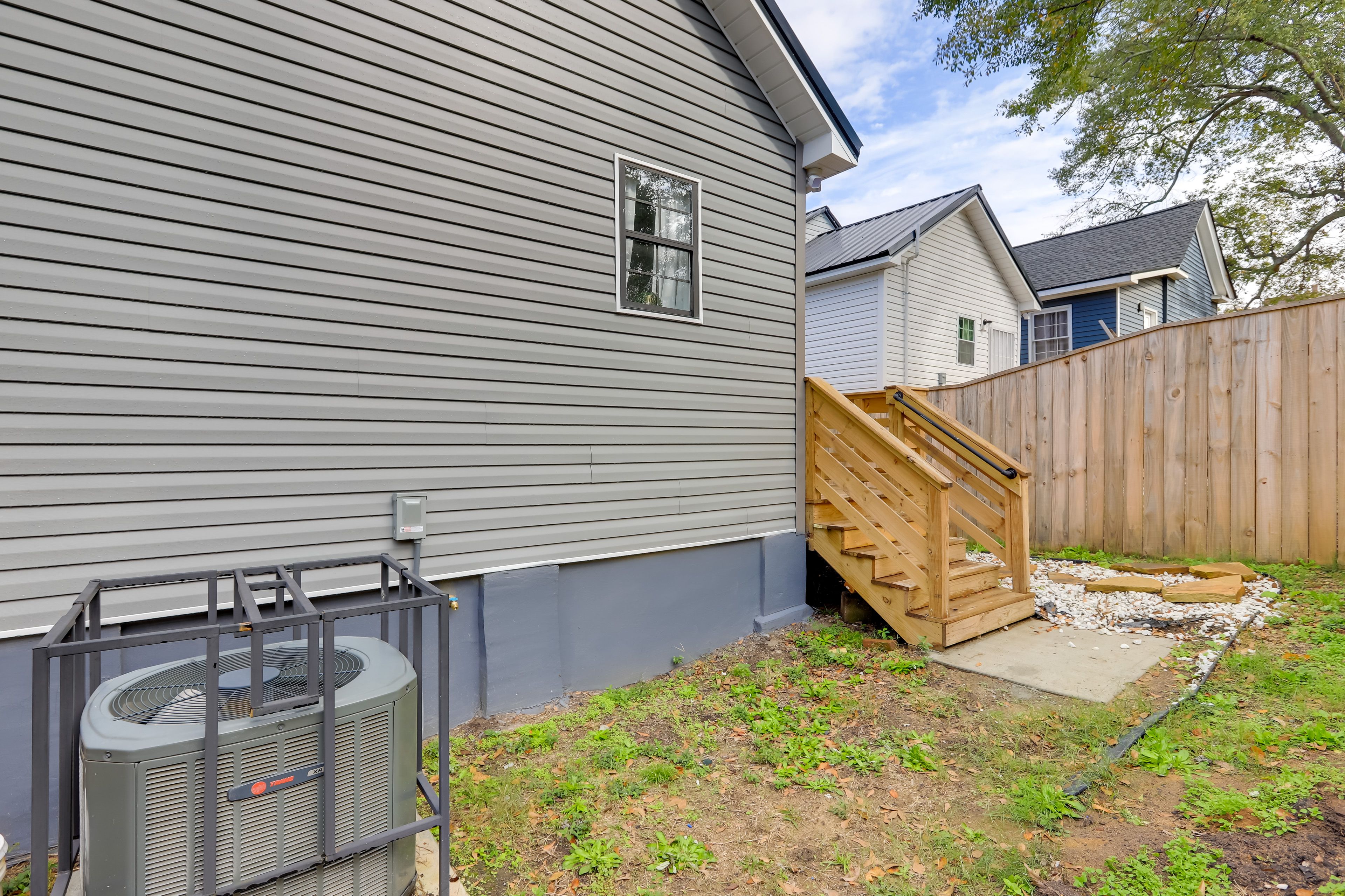 Back Exterior | Fenced Backyard