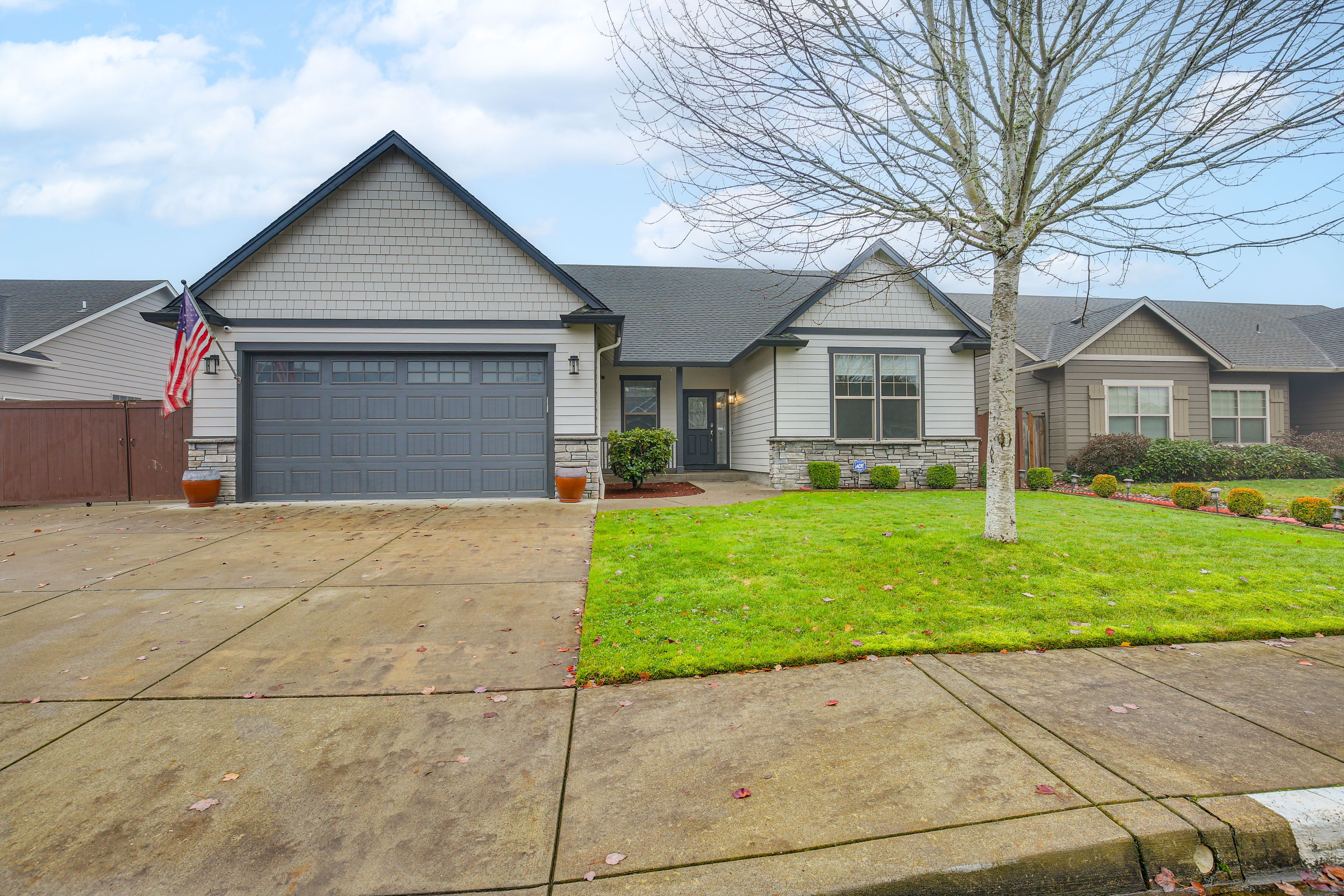 Property Exterior | Garage (2 Vehicles) | Driveway (3 Vehicles) | Street Parking