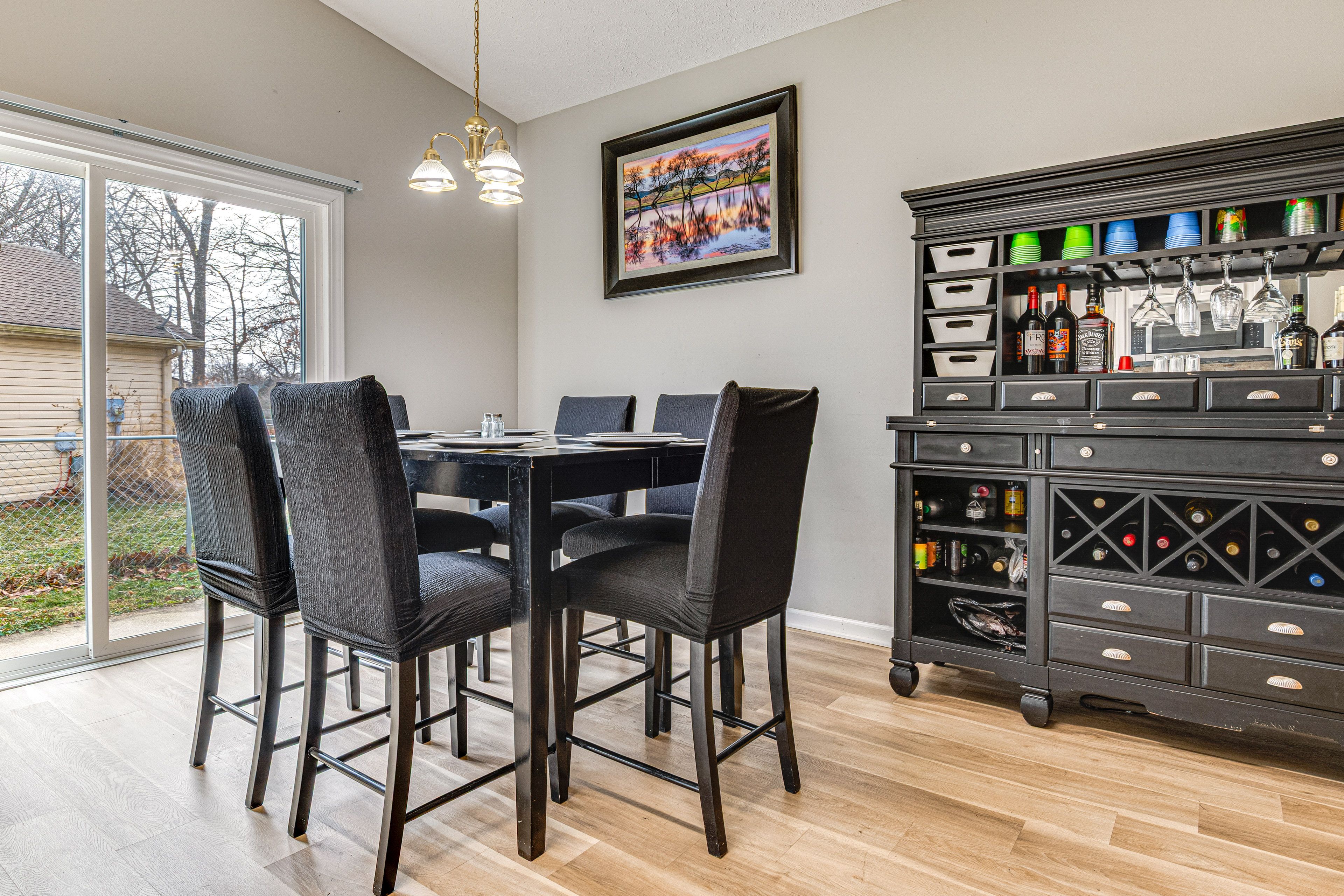 Dining Area | Main Level | Dishware/Flatware | Wine Bar