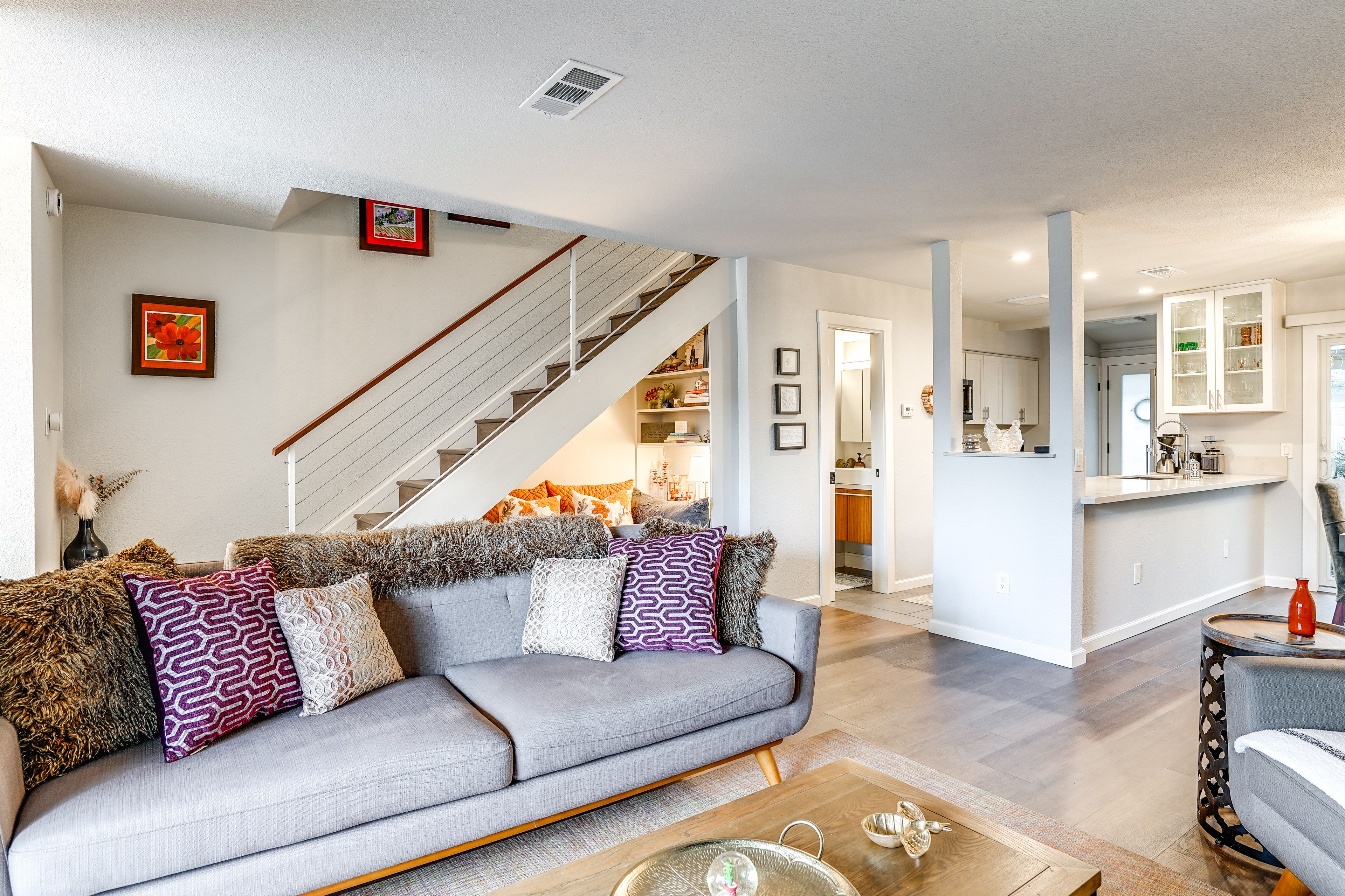 Living Room | 1st Floor | Central A/C & Heat | Free WiFi