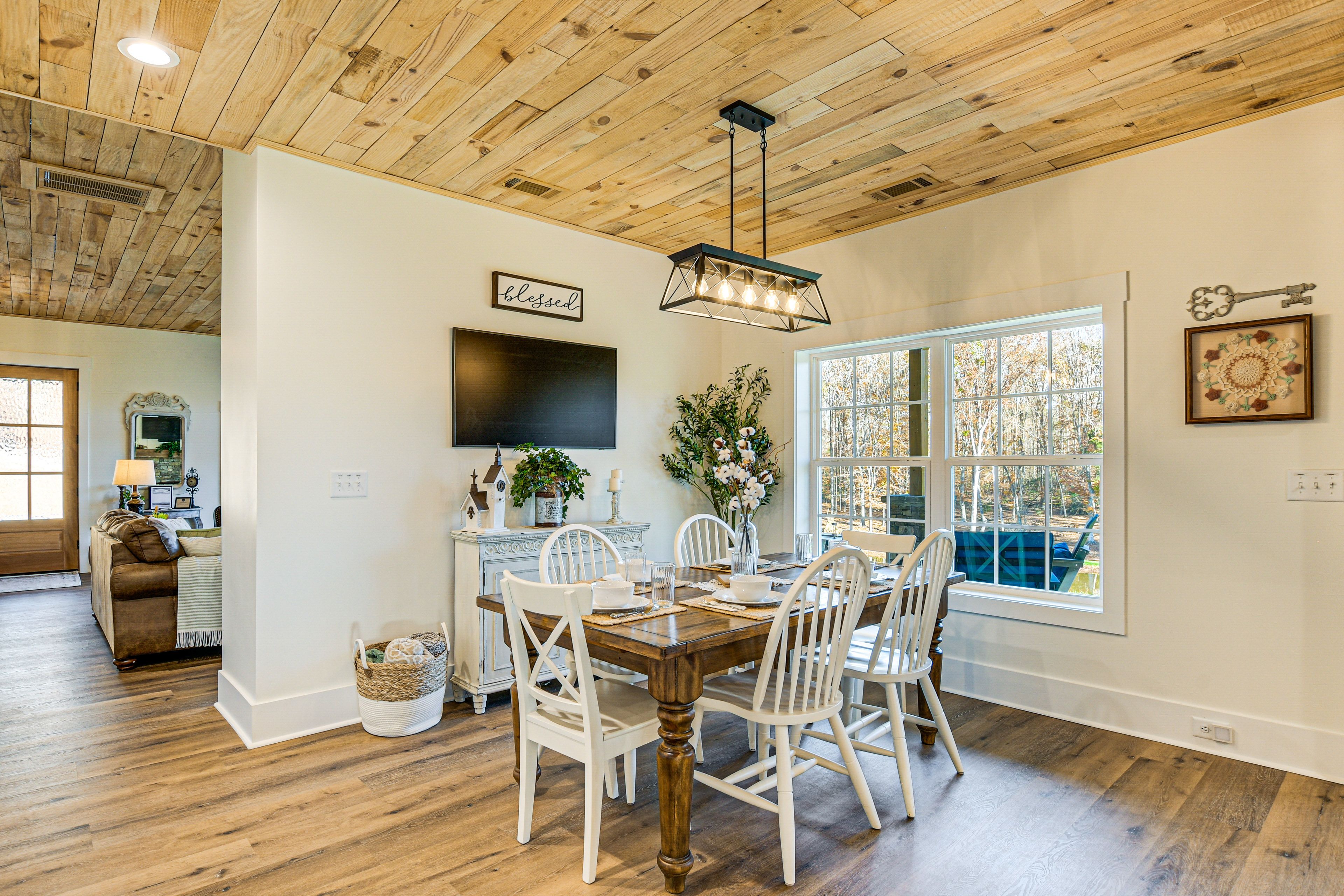 Dining Area | 1st Floor | Dishware & Flatware Provided | Open Floor Plan