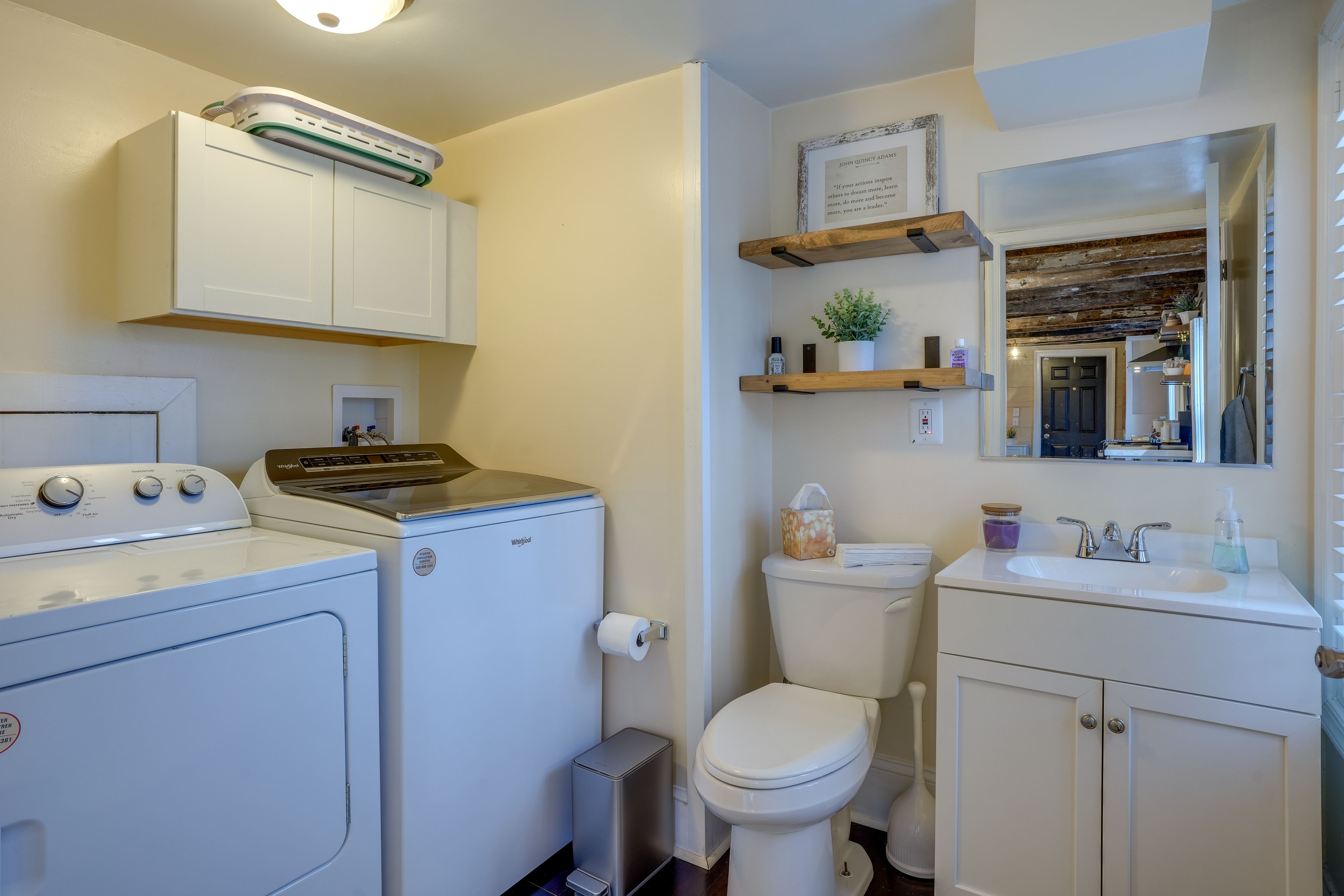 Half Bathroom | 1st Floor | Washer/Dryer