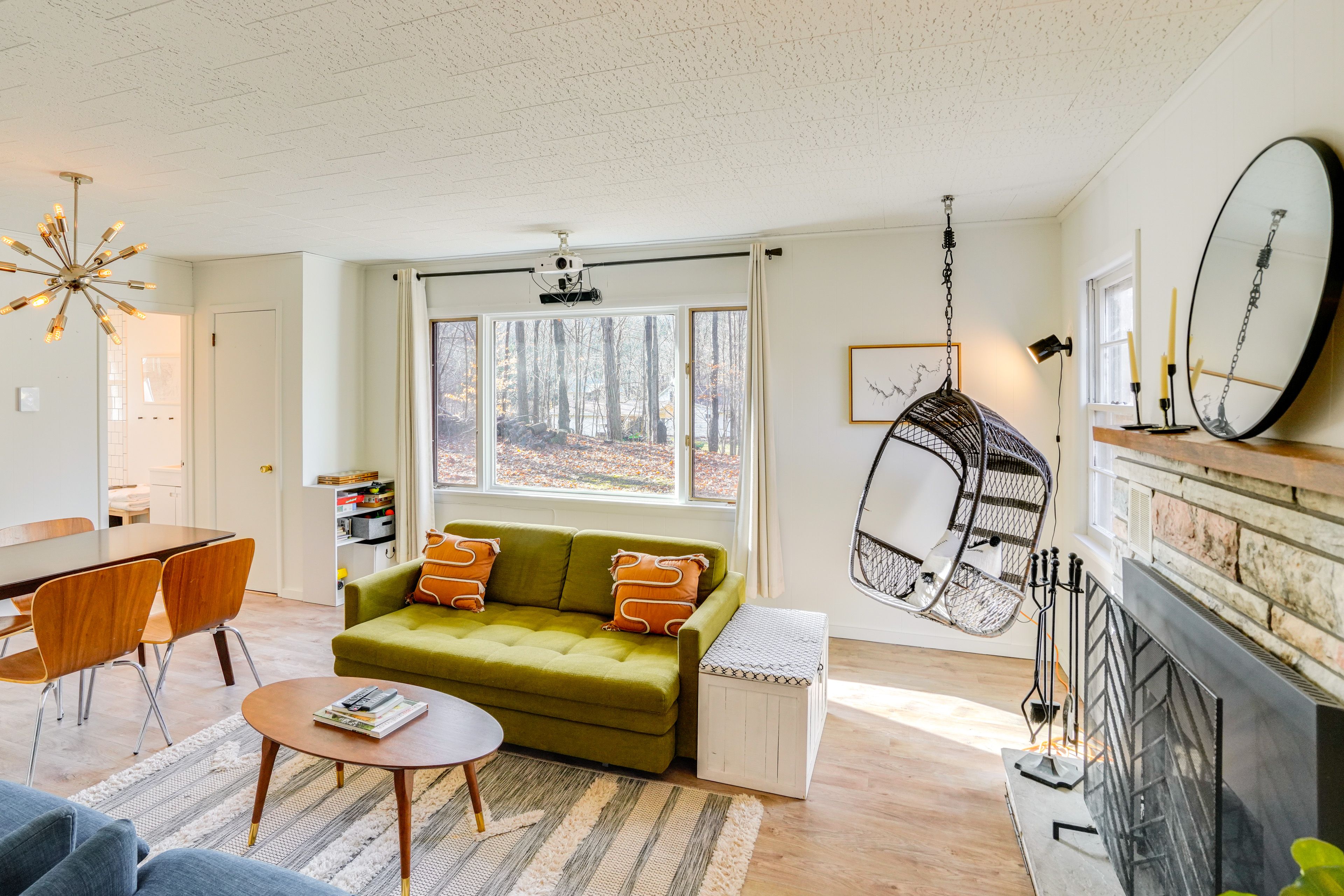 Living Room | Queen Sleeper Sofa | Fireplace