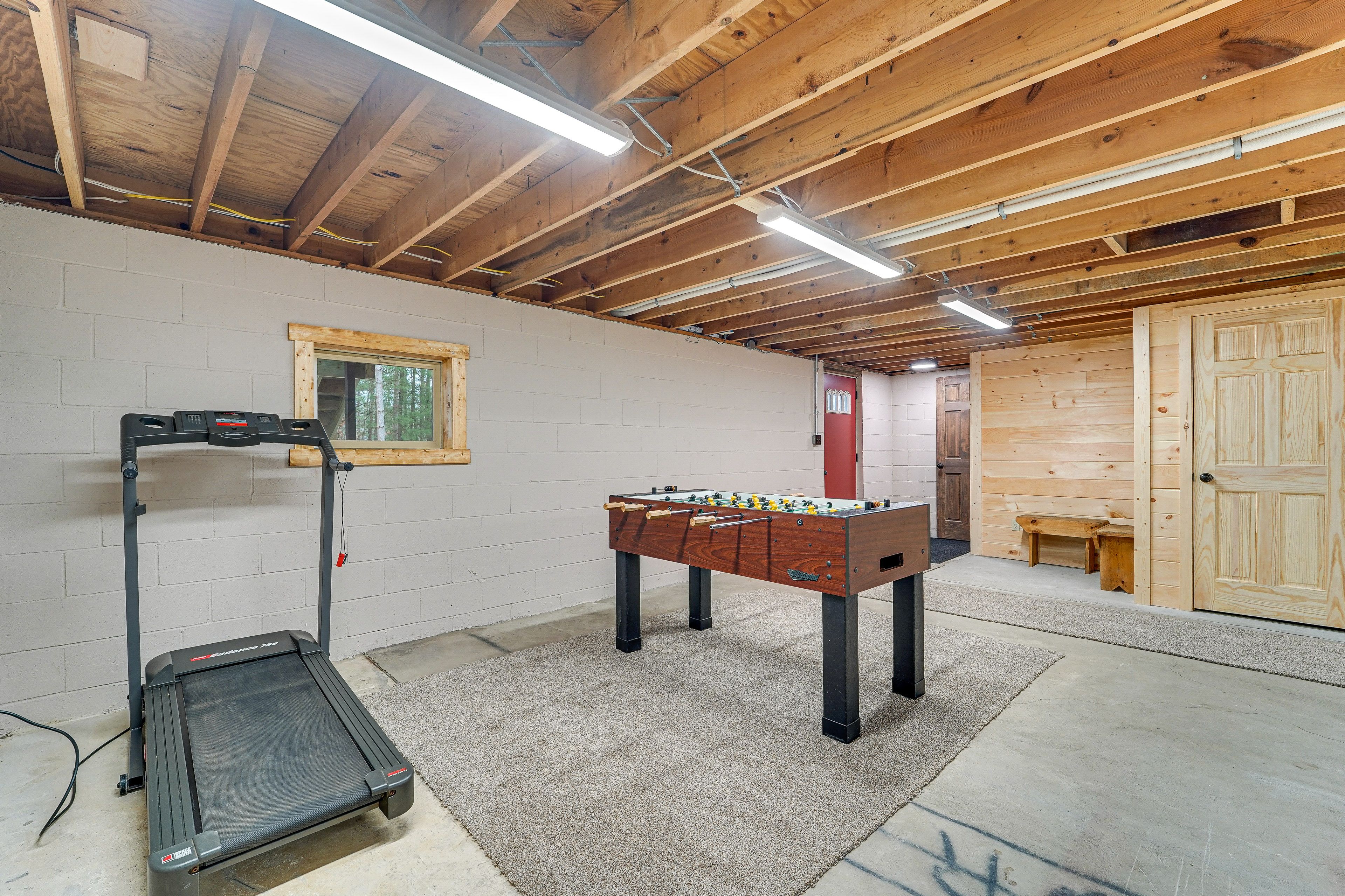 Basement | Foosball Table | Treadmill | Washer & Dryer