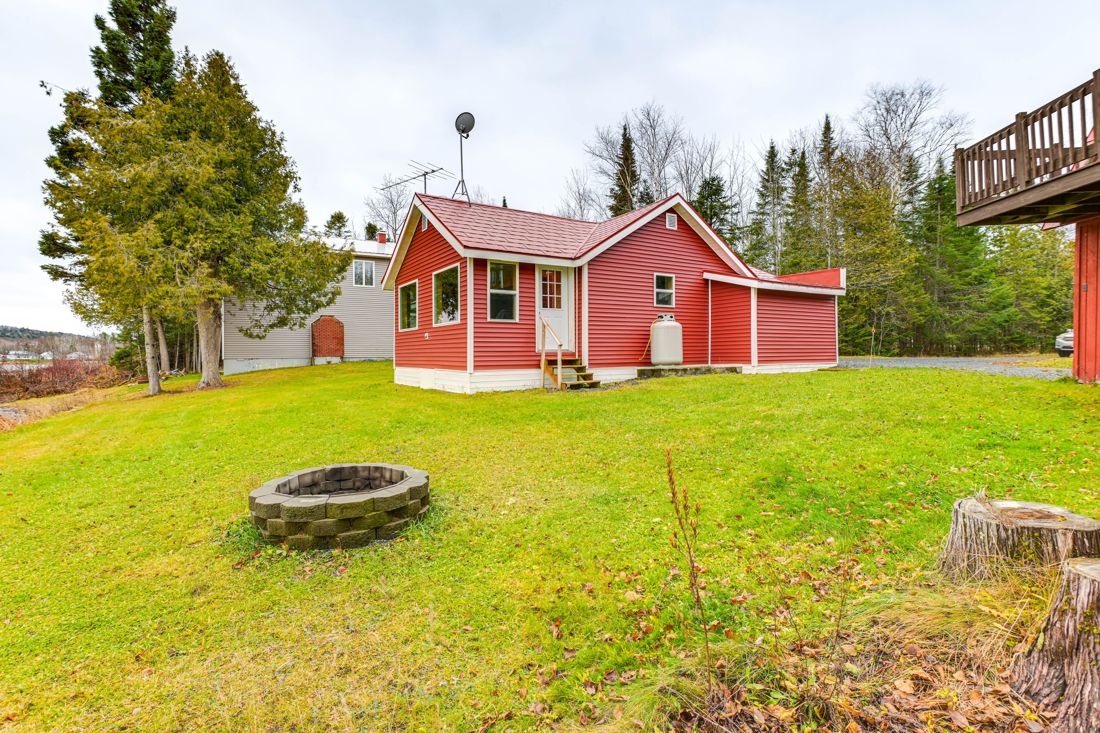 Main House Exterior | Private Yard w/ Fire Pit (Wood Not Provided)