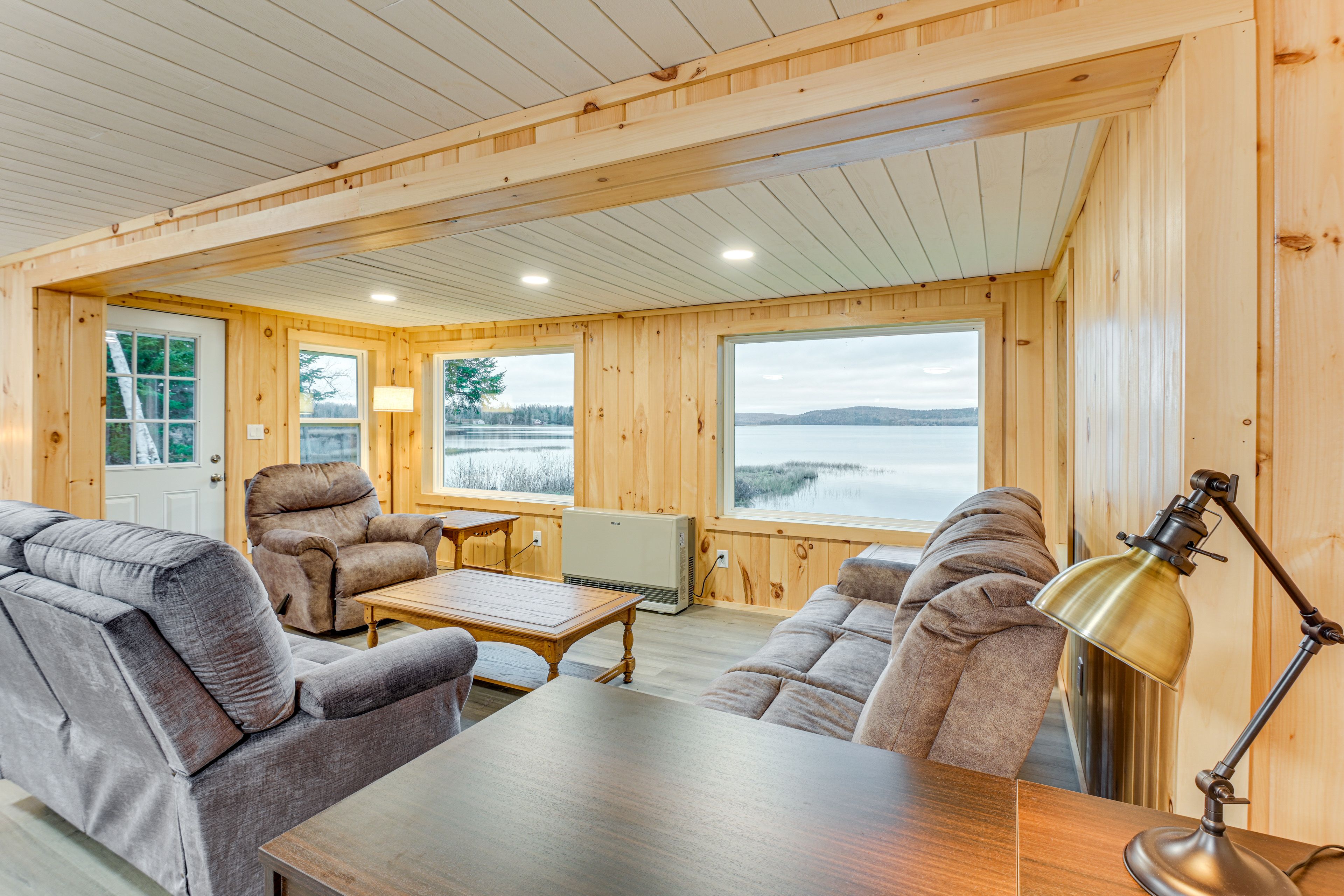Living Room | Window A/C Unit & Large Propane Space Heater | Free WiFi
