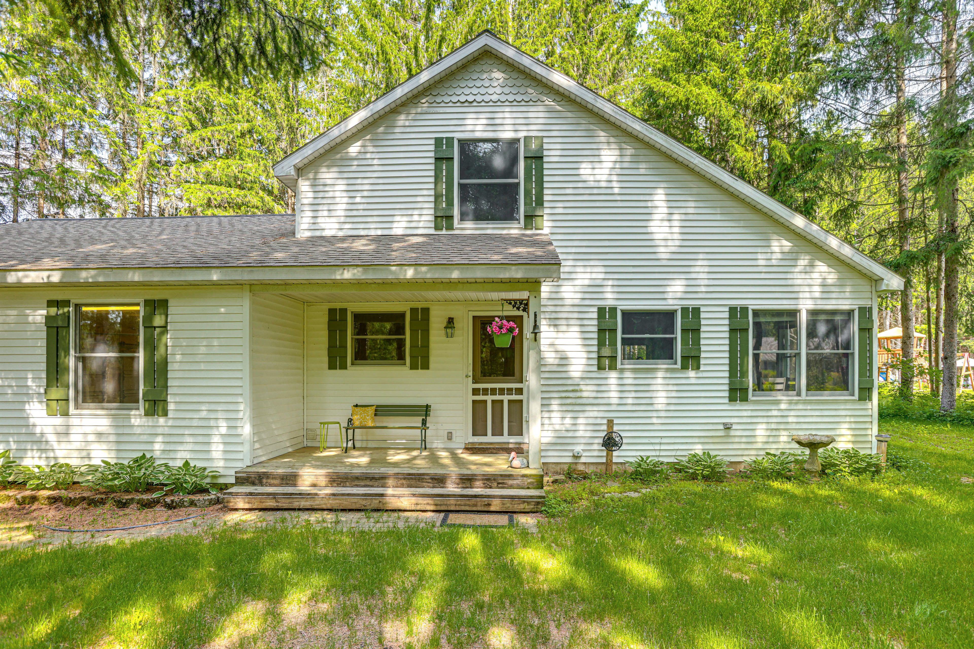 Front Exterior | Porch w/ Seating