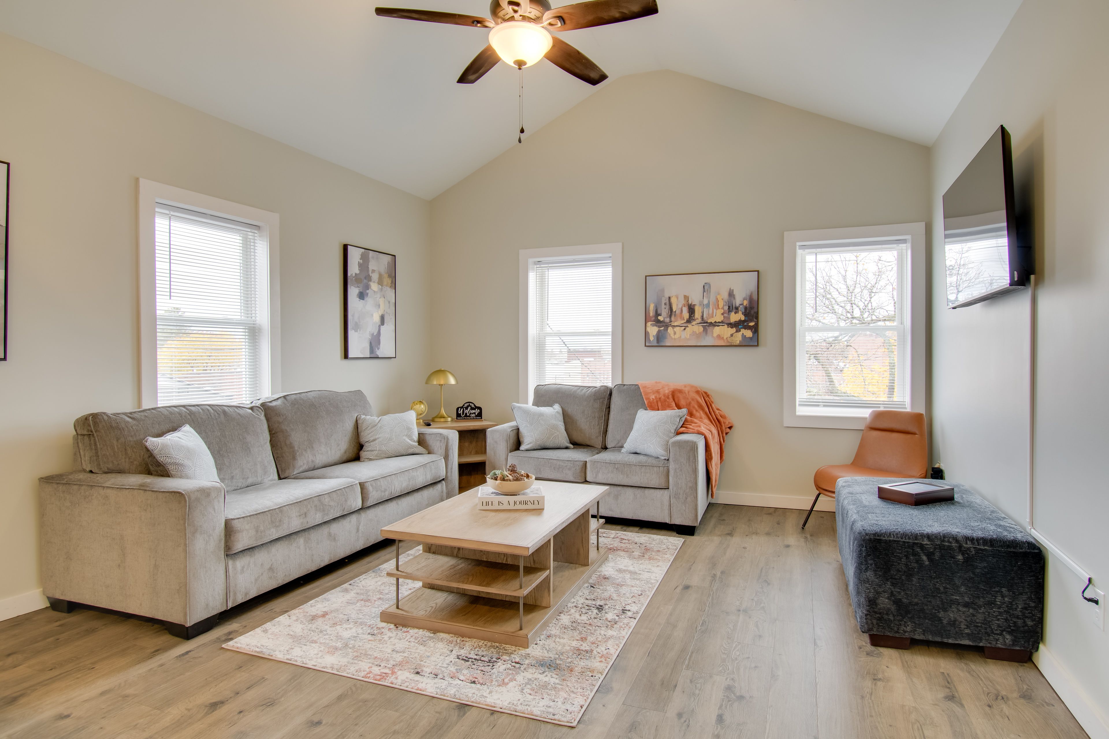 Living Room | Smart TV | Queen Sleeper Sofa | Single-Story Unit