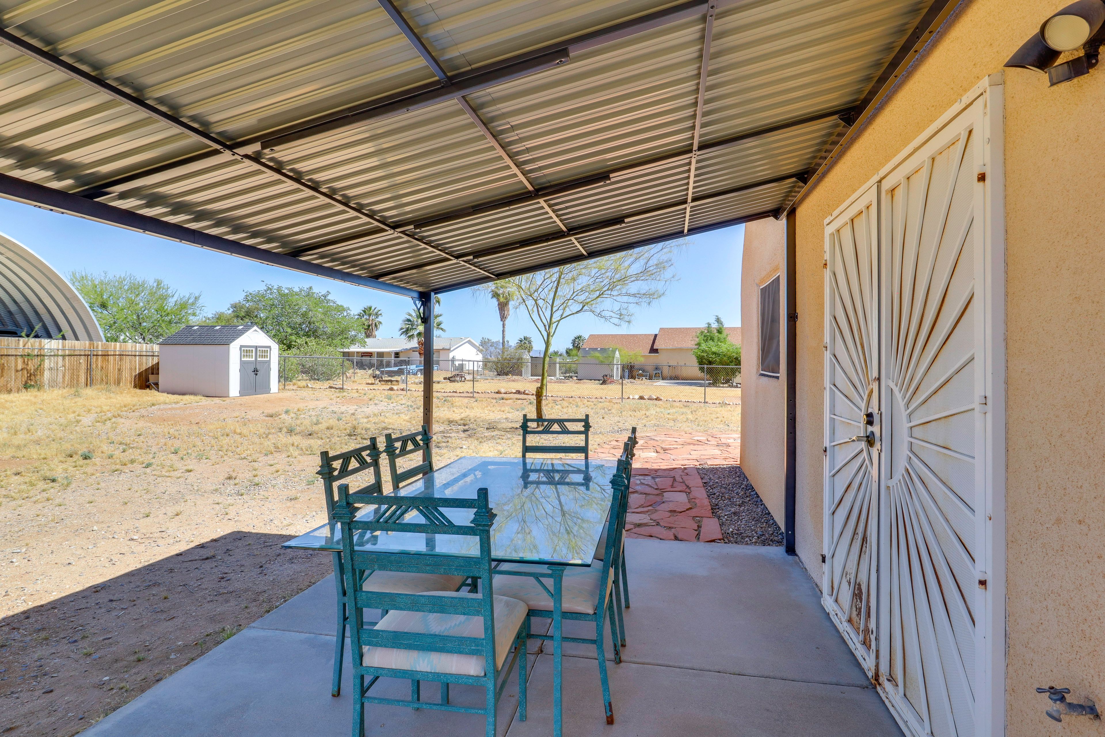 Covered Patio | Fenced Yard