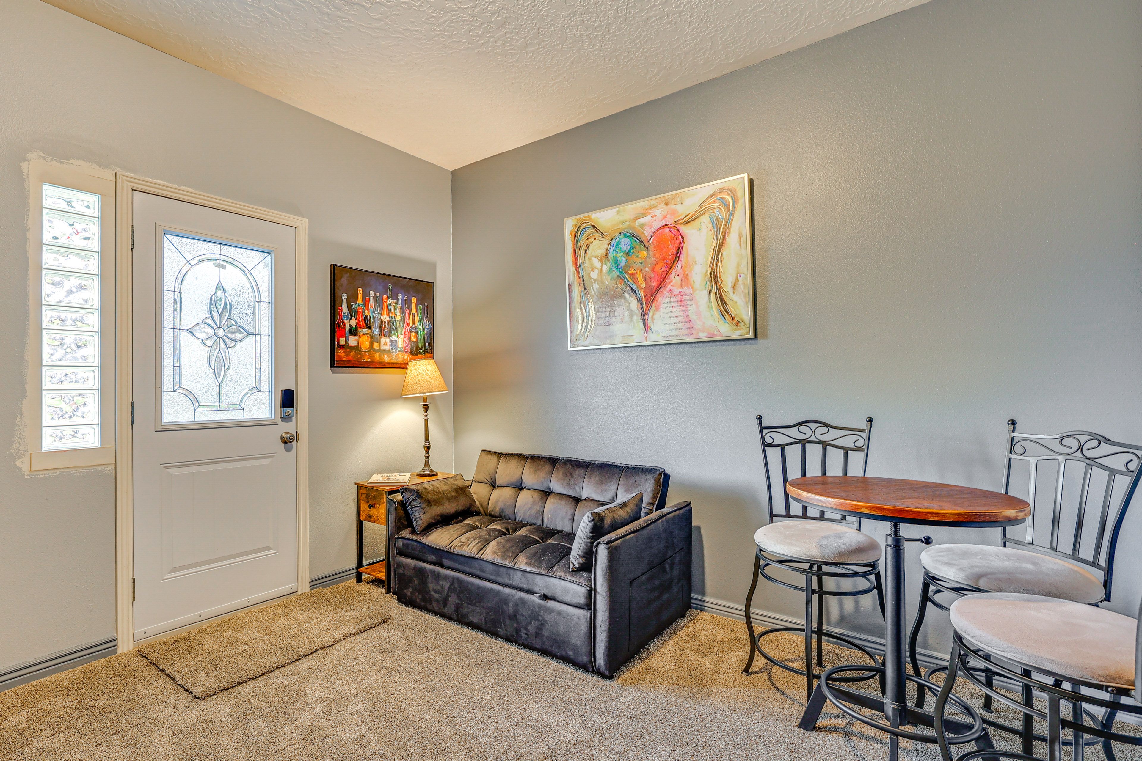 Living Room | Twin Sleeper Sofa | Central A/C & Heating