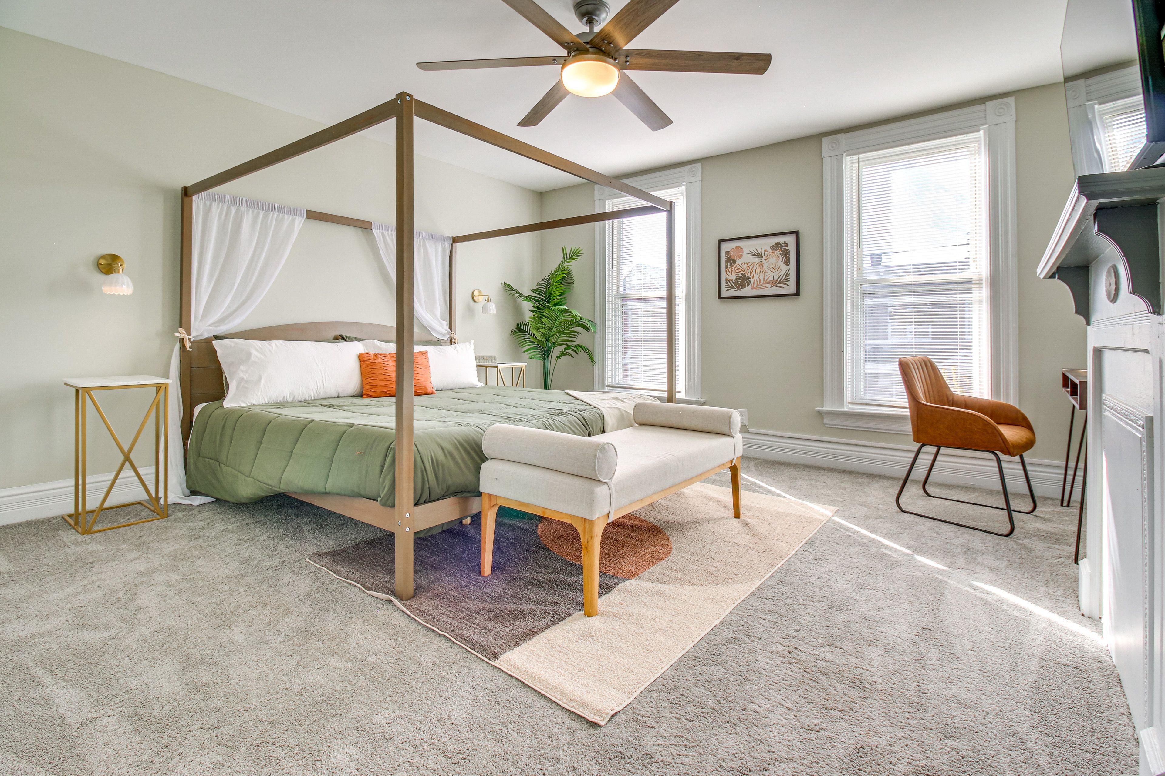 Bedroom 1 | King Bed | 2nd Floor | Stairs Required