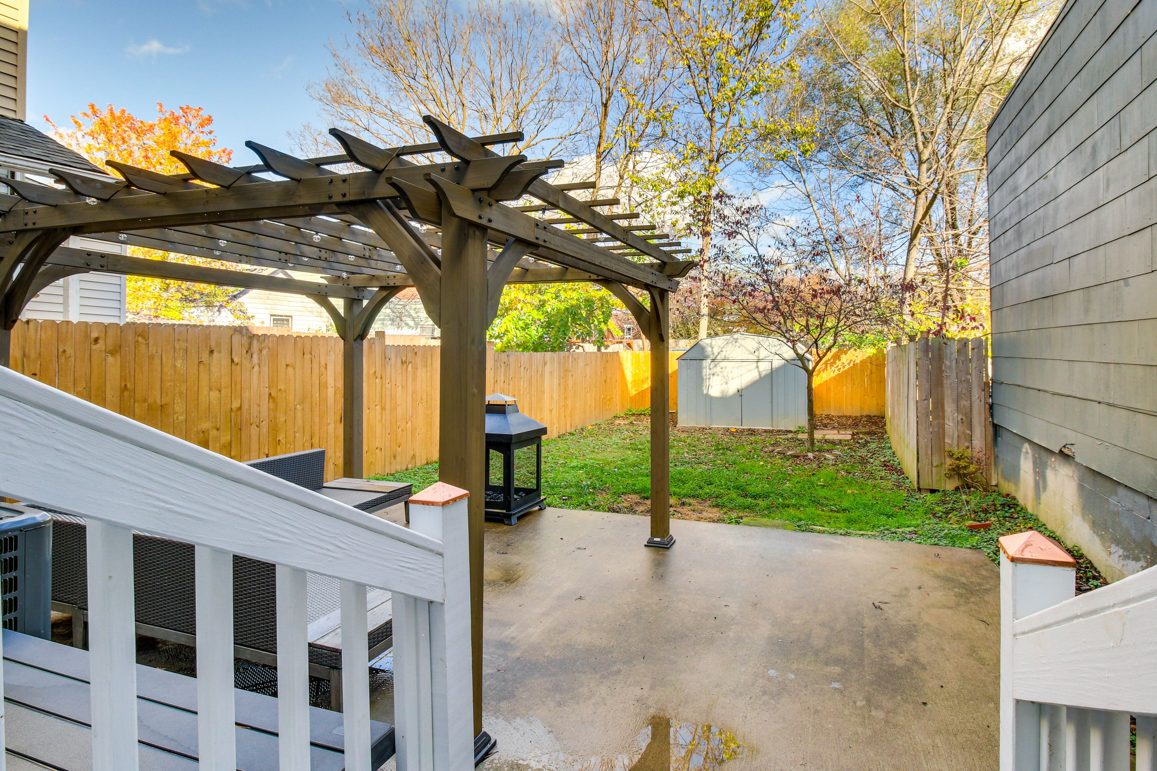 Private Backyard Area