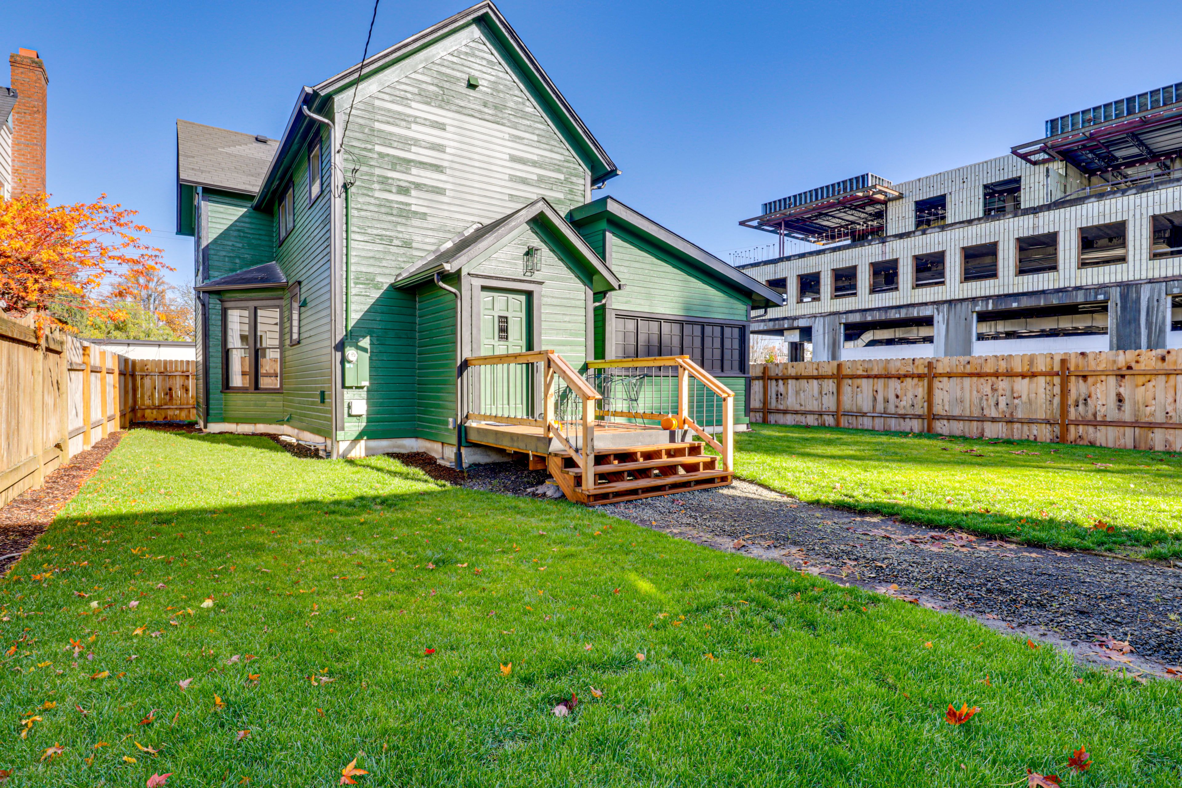 Private Backyard Area
