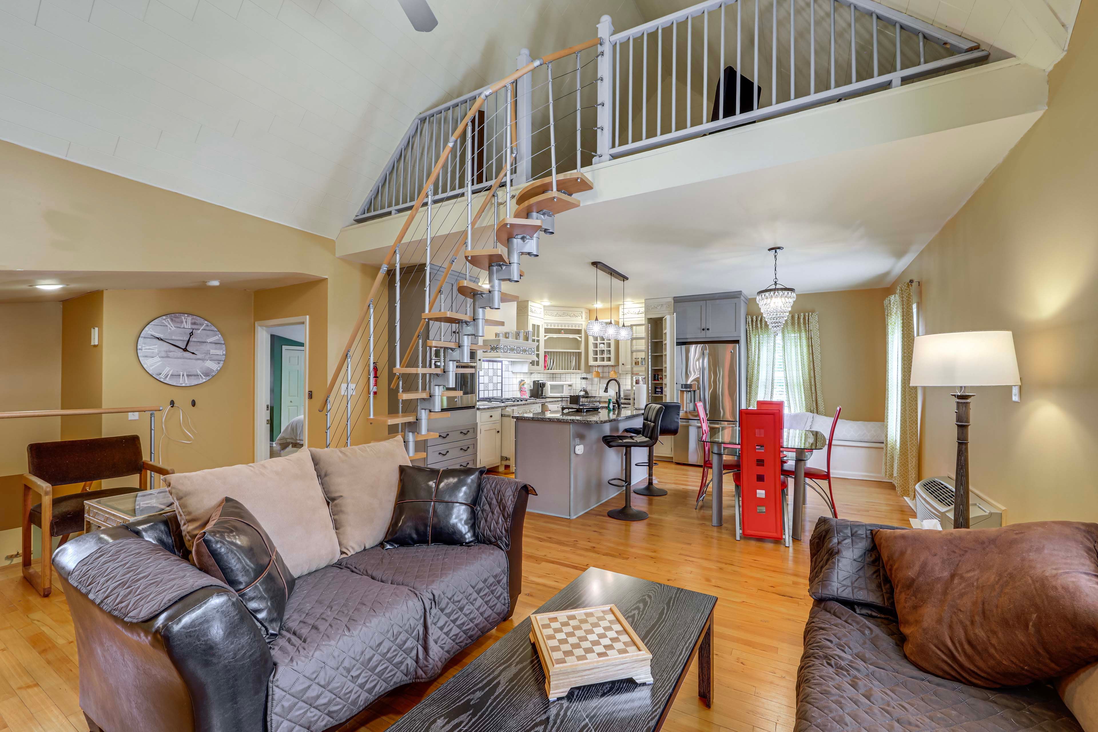 Verona Vacation Rental | 1BR | 1BA | Stairs Required | 1,500 Sq Ft