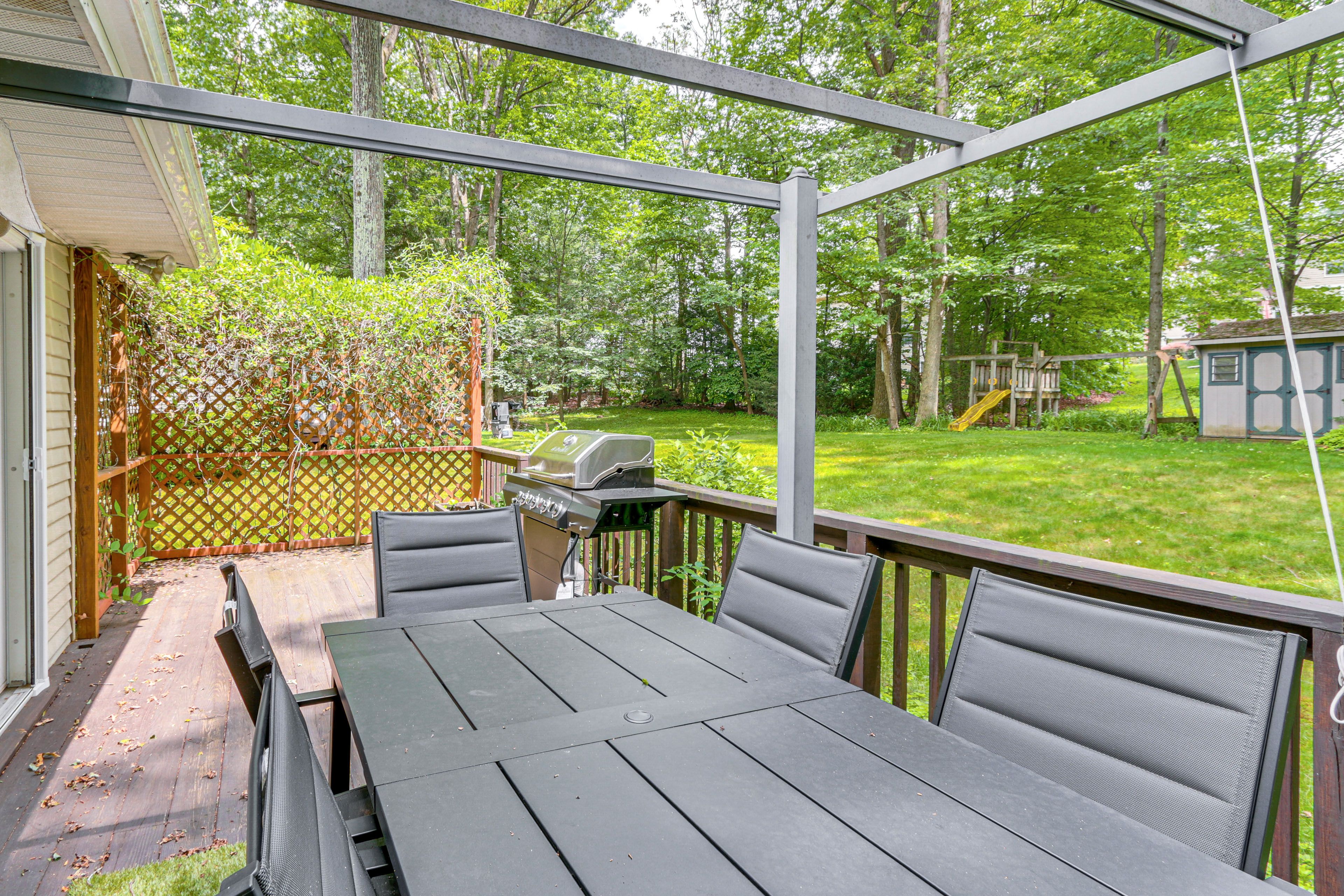 State College Vacation Rental | 3BR | 3BA | 1,571 Sq Ft | Stairs Required