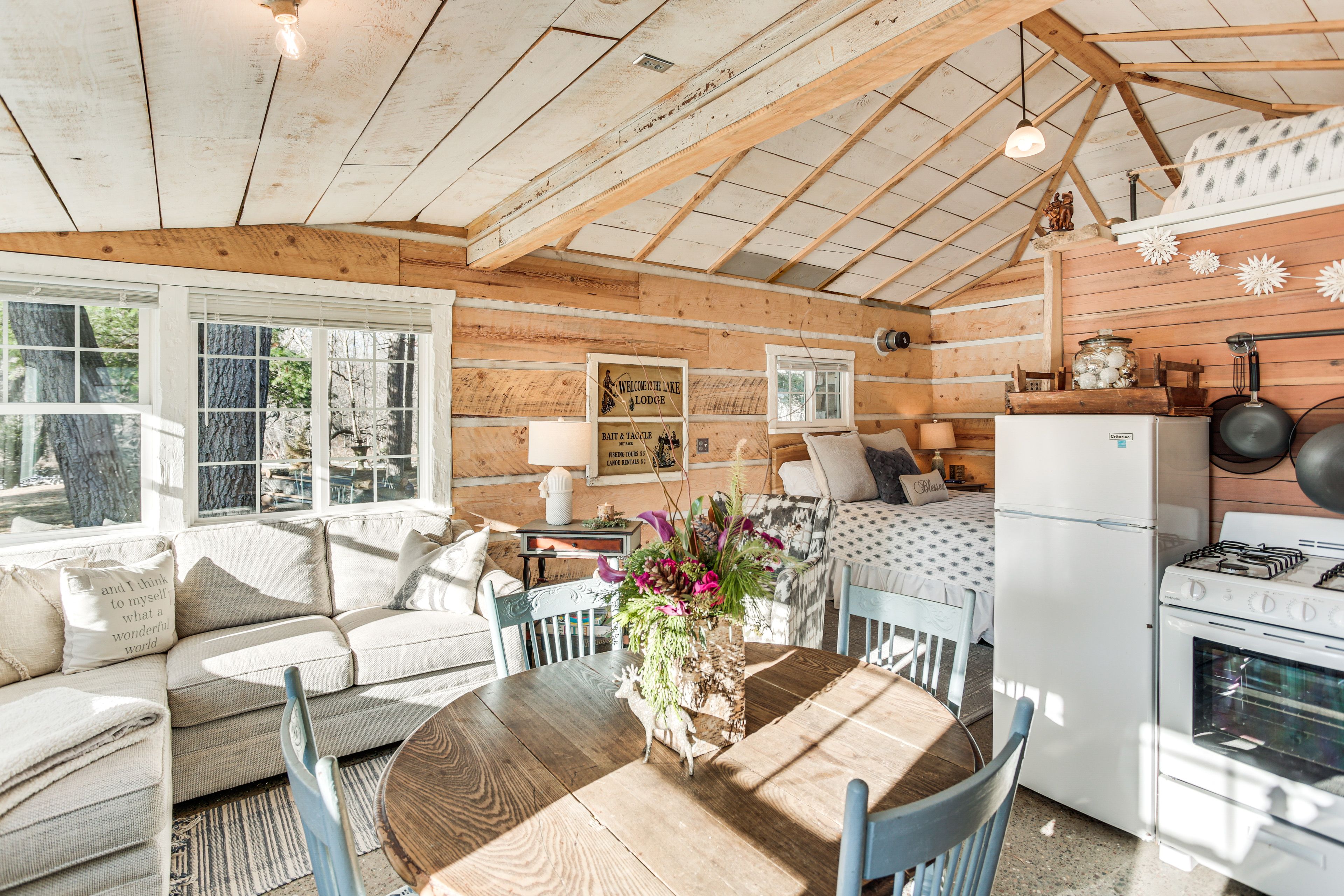 Studio | Dining Area | Living Area | Single-Story Cabin