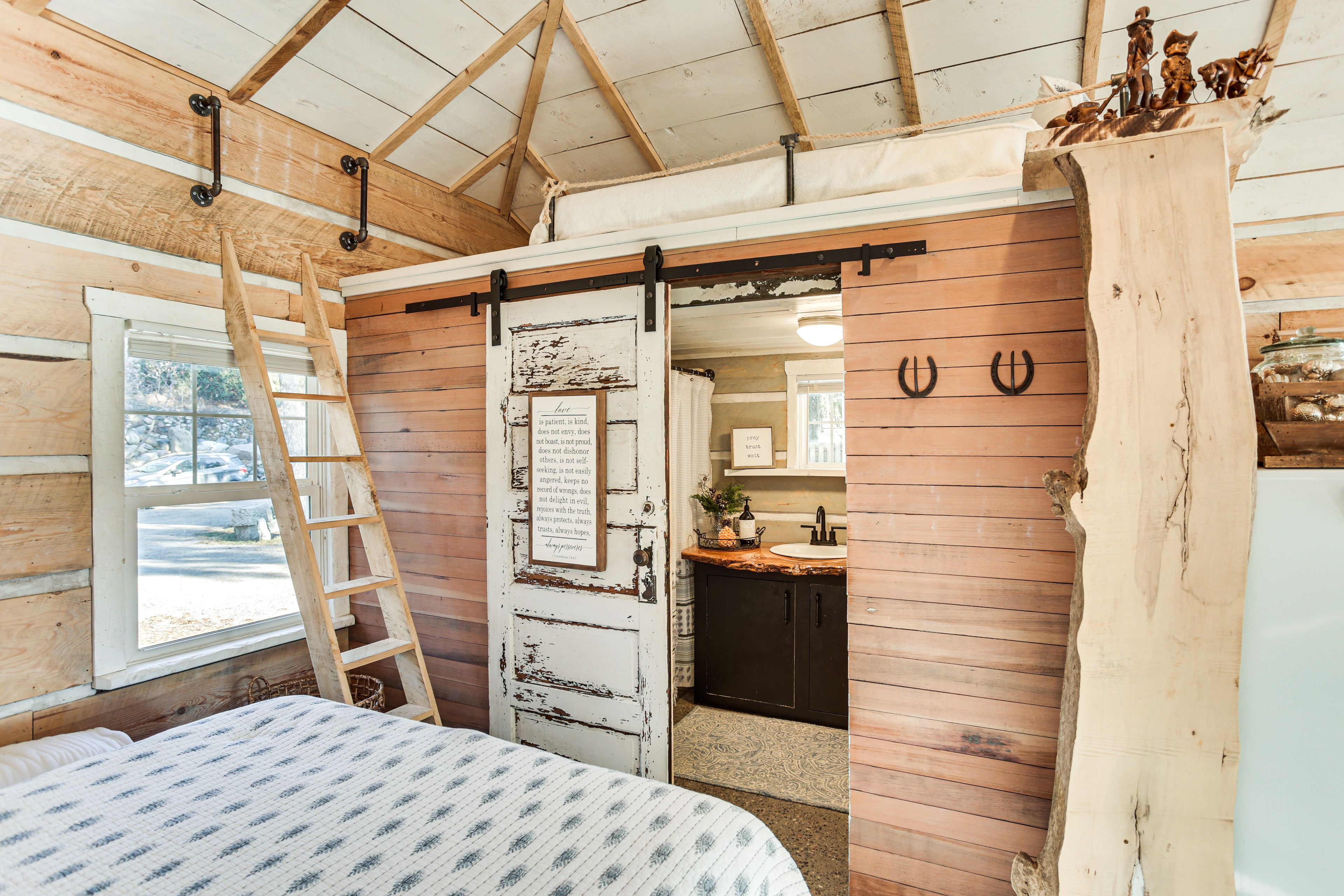 2 Twin Mattresses in Loft | Ladder Required to Access